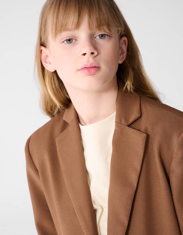 Open Rug Blazer Bruin SHOEBY GIRLS