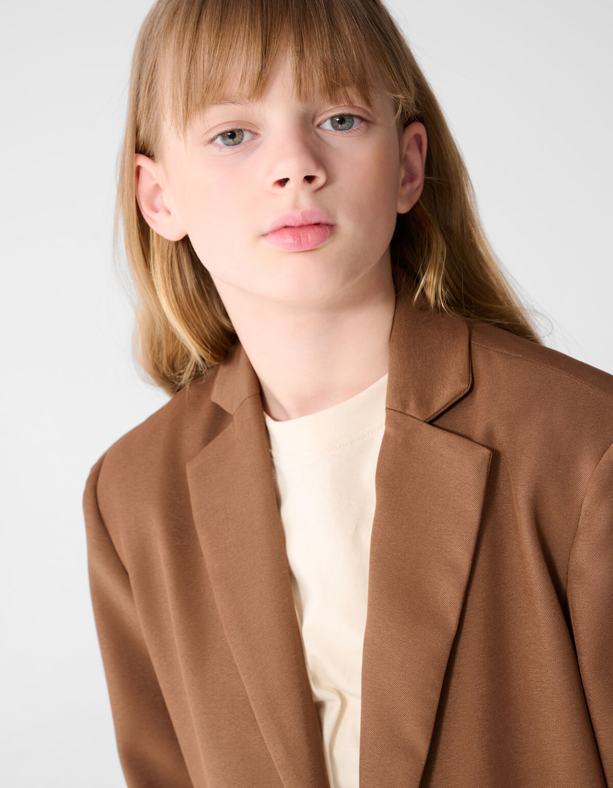 Open Rug Blazer Bruin SHOEBY GIRLS