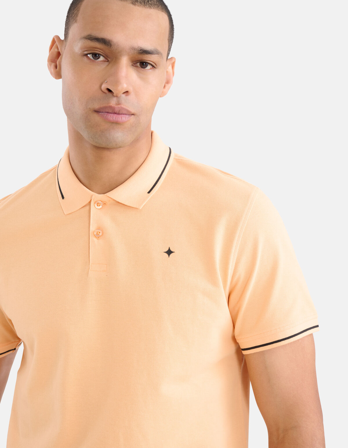 Pique Polo Lichtoranje SHOEBY MEN