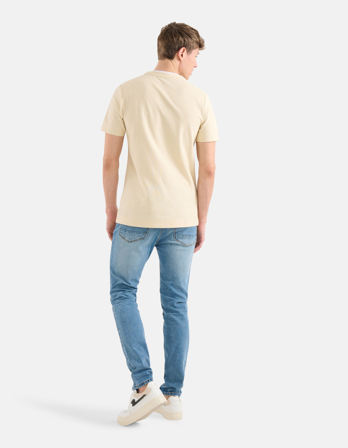 Double Layer T-shirt Beige SHOEBY MEN