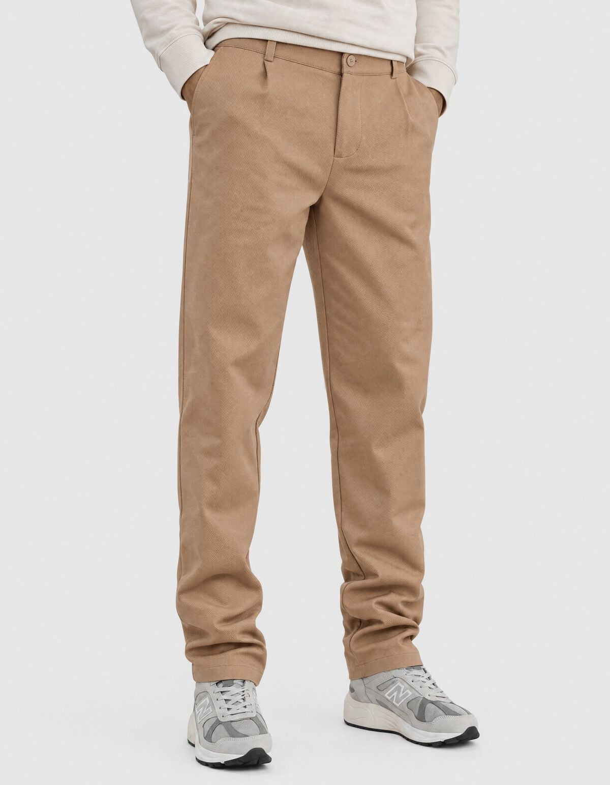 Keper Structuur Broek Lichtbruin SHOEBY MEN