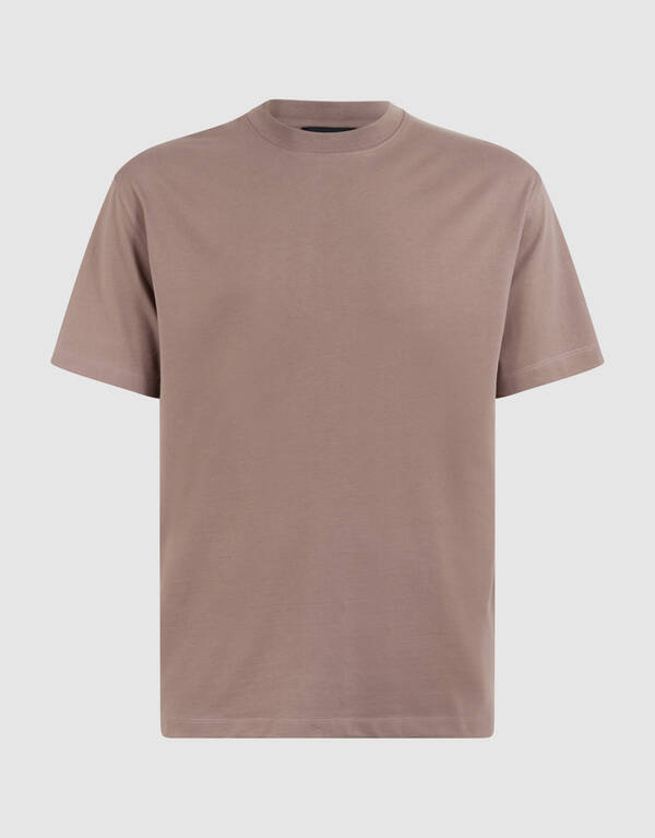 Crochet T-shirt Lichtbruin SHOEBY MEN