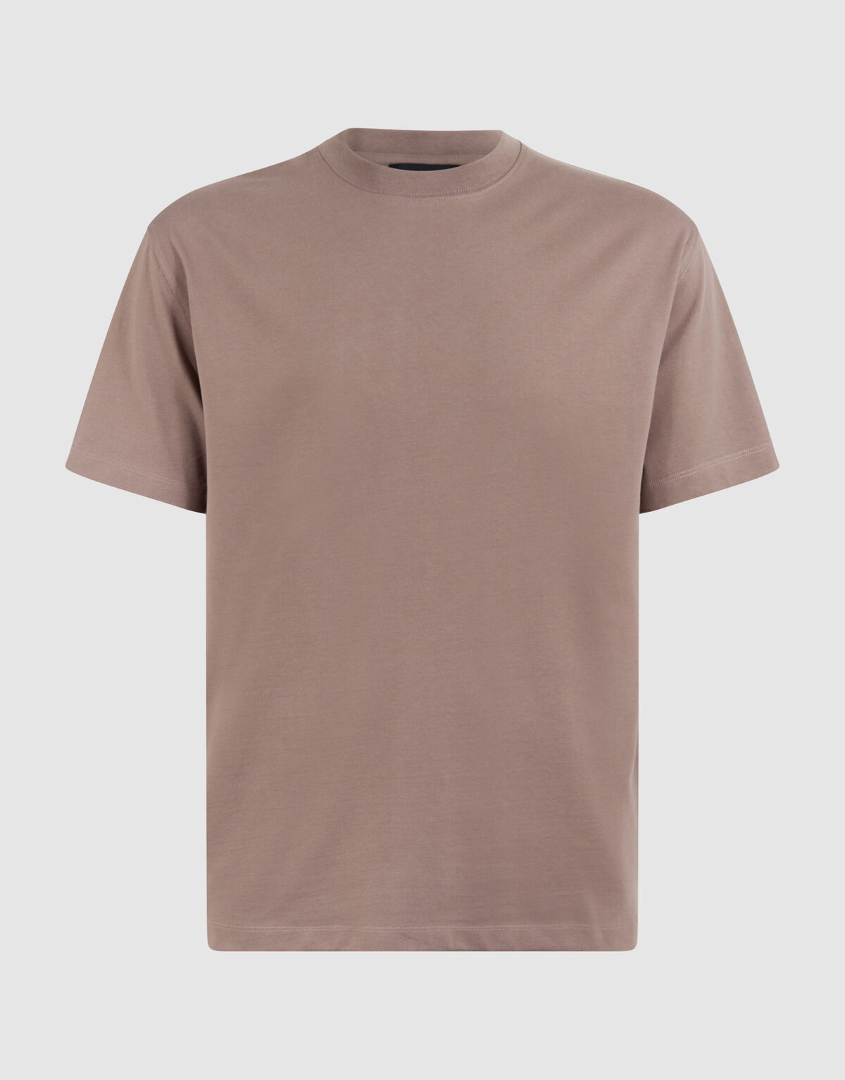 Crochet T-shirt Lichtbruin SHOEBY MEN