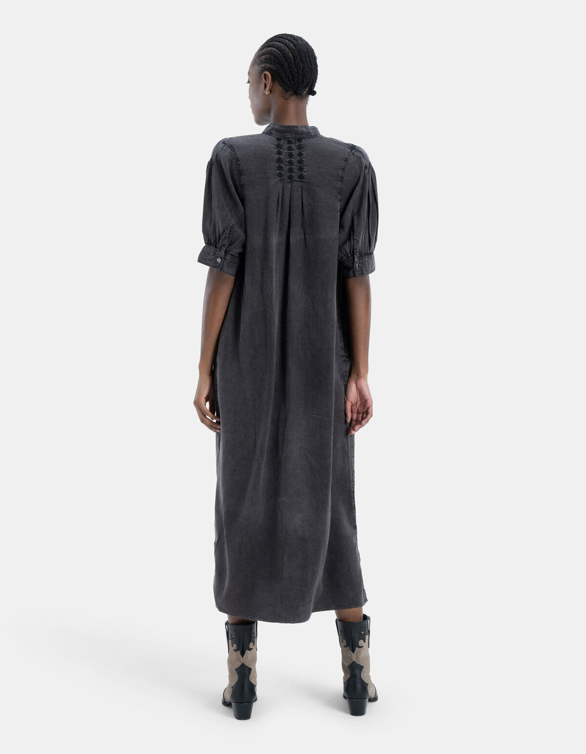 Embro Pleat Jurk EKSEPT