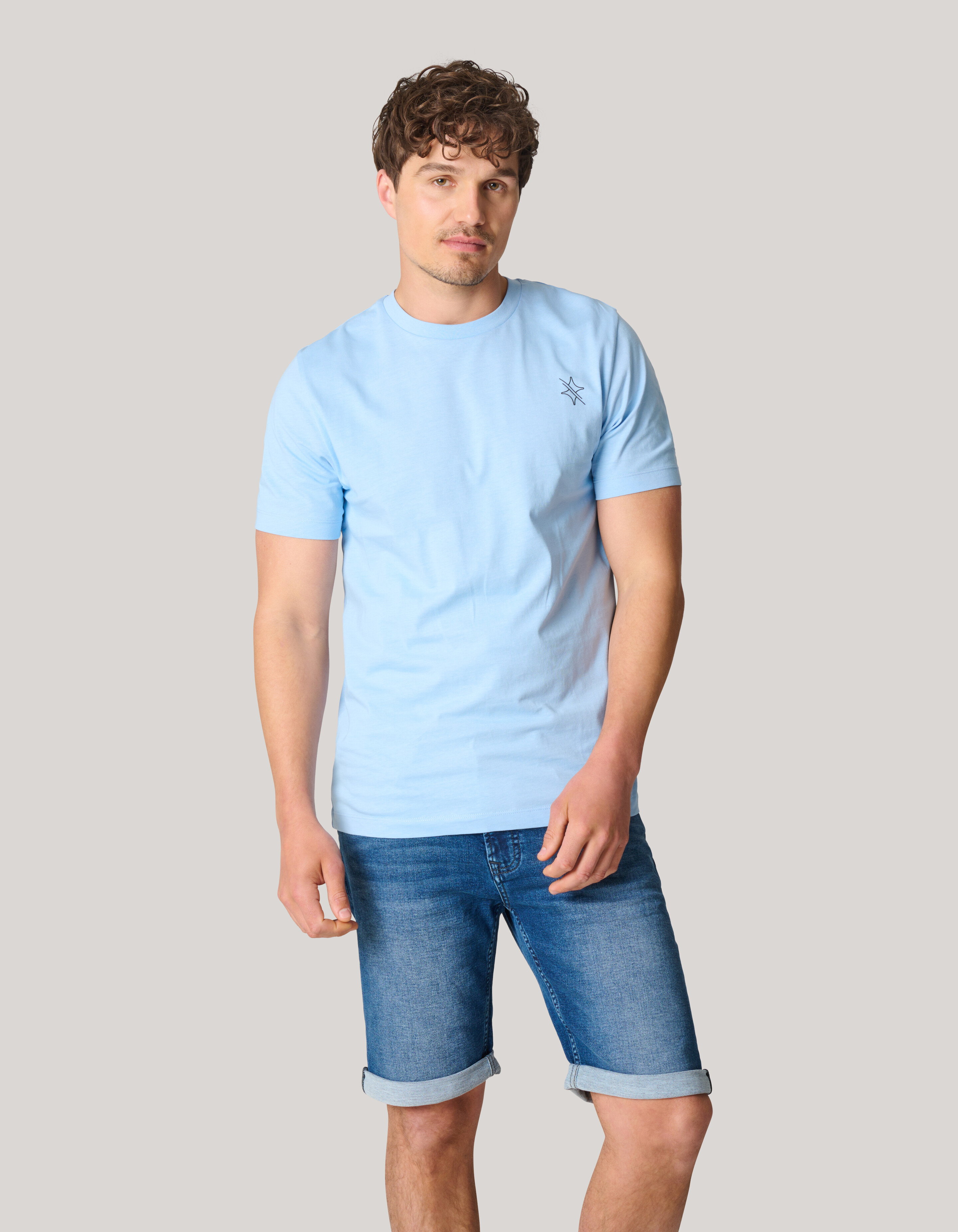 Jog Denim Short Donkerblauw SHOEBY MEN