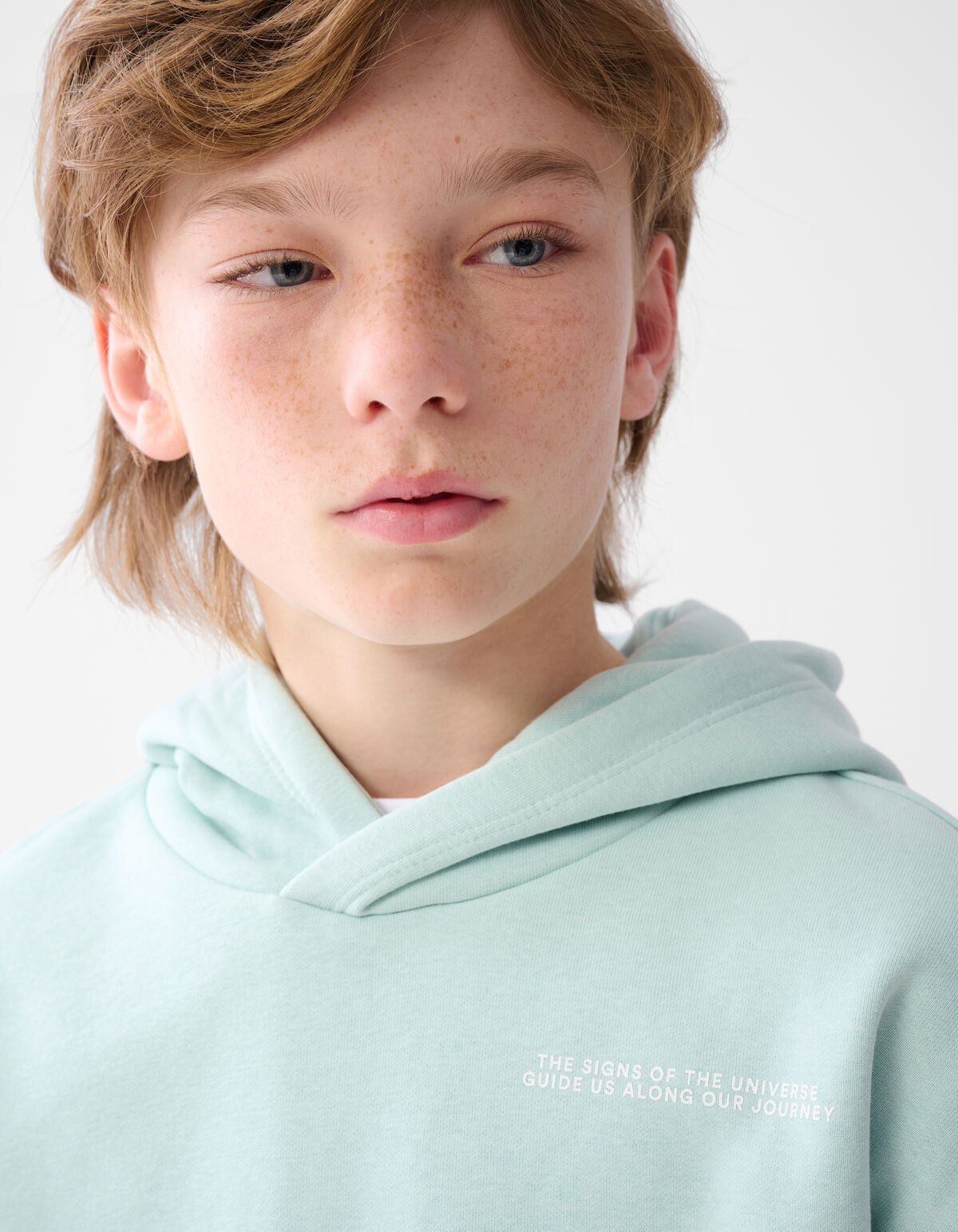 Tekst Hoodie Lichtgroen SHOEBY BOYS