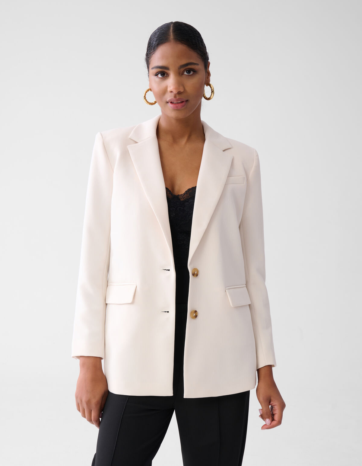Blazer Gebroken Wit EKSEPT