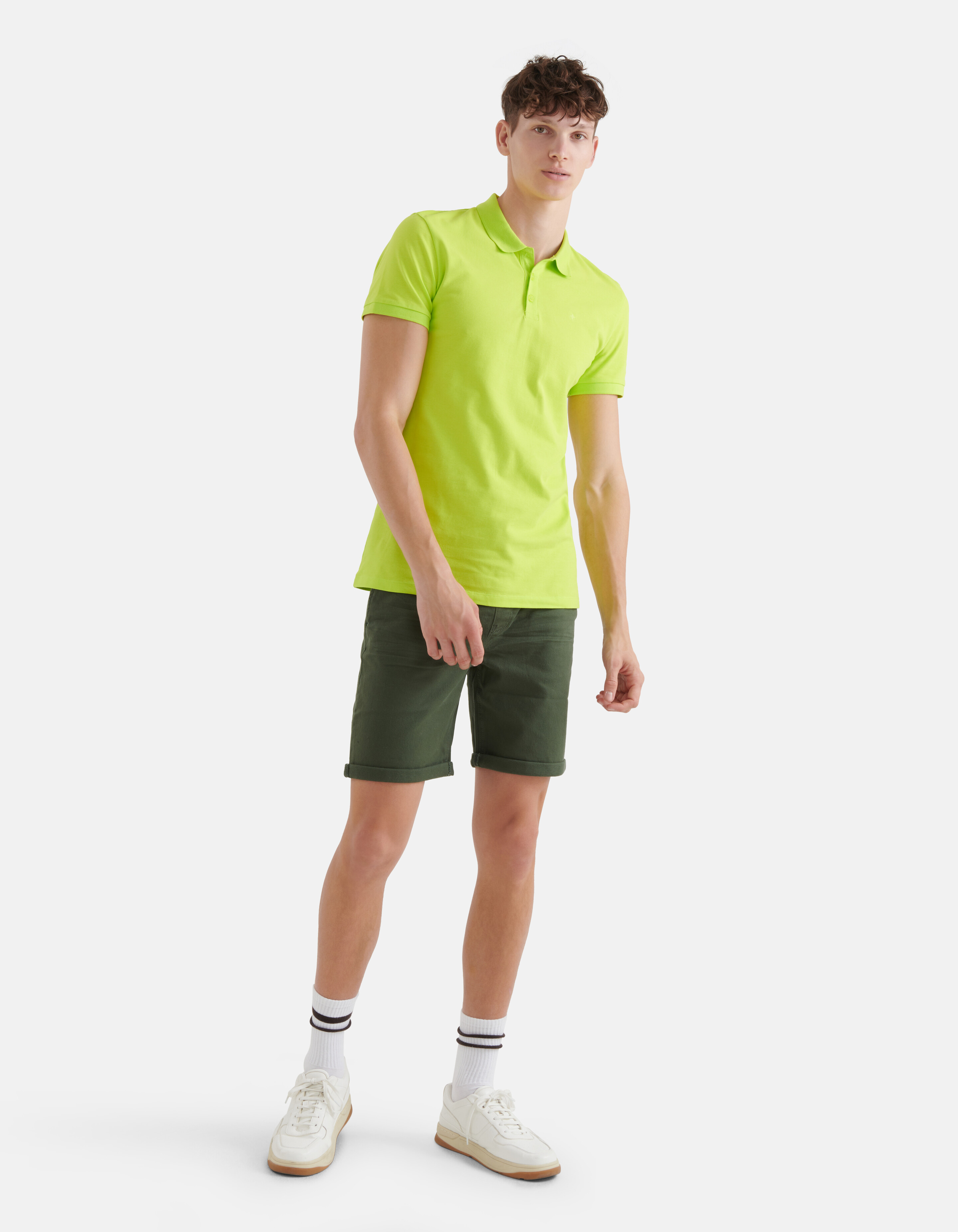Basis Polo Fel Groen SHOEBY MEN