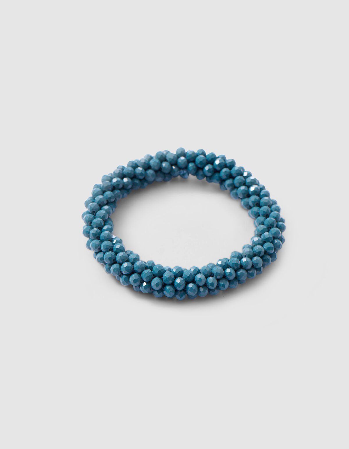 Beaded Haarelastiek Donkerblauw SHOEBY ACCESSOIRES