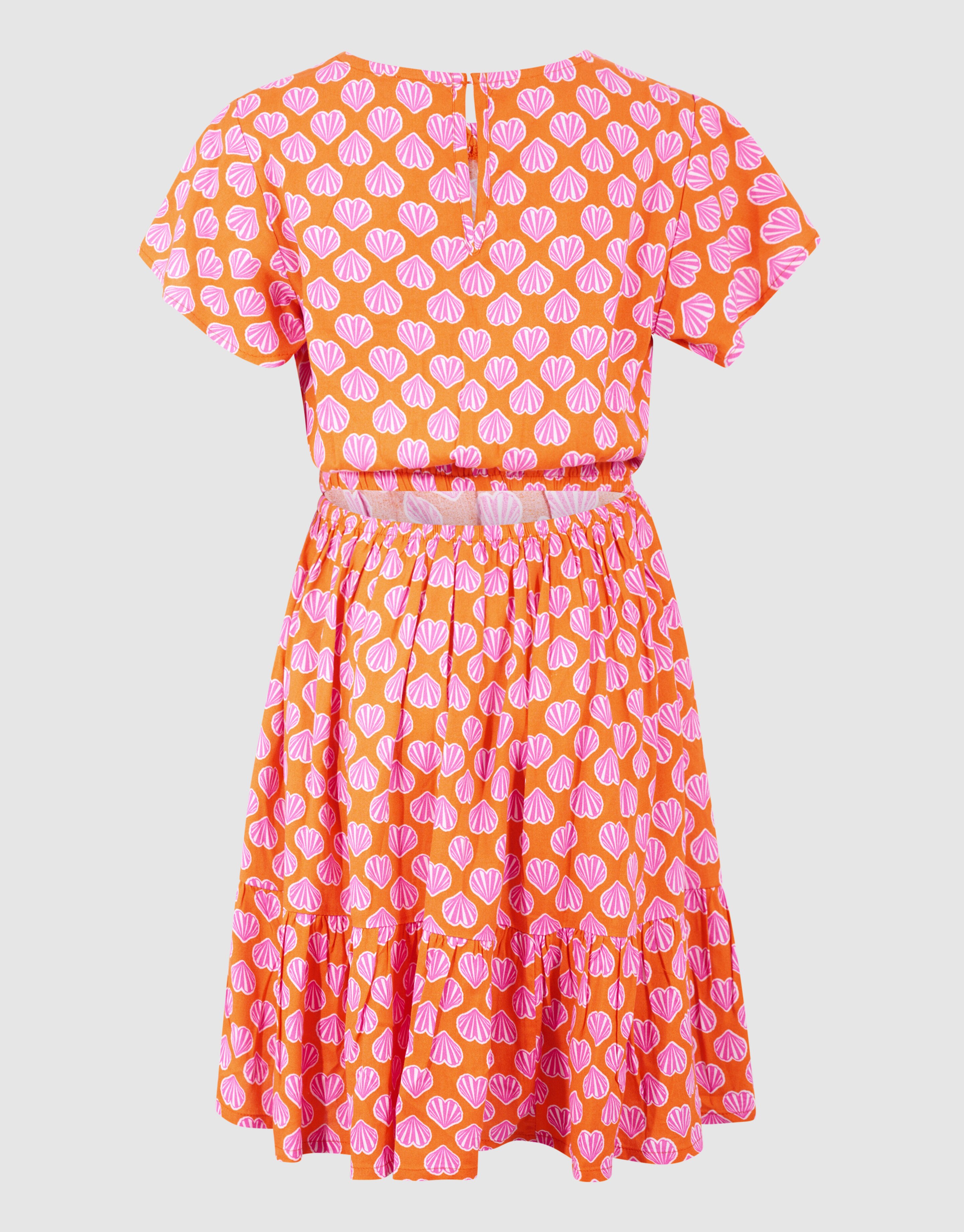 Schelpen Jurk Oranje SHOEBY GIRLS