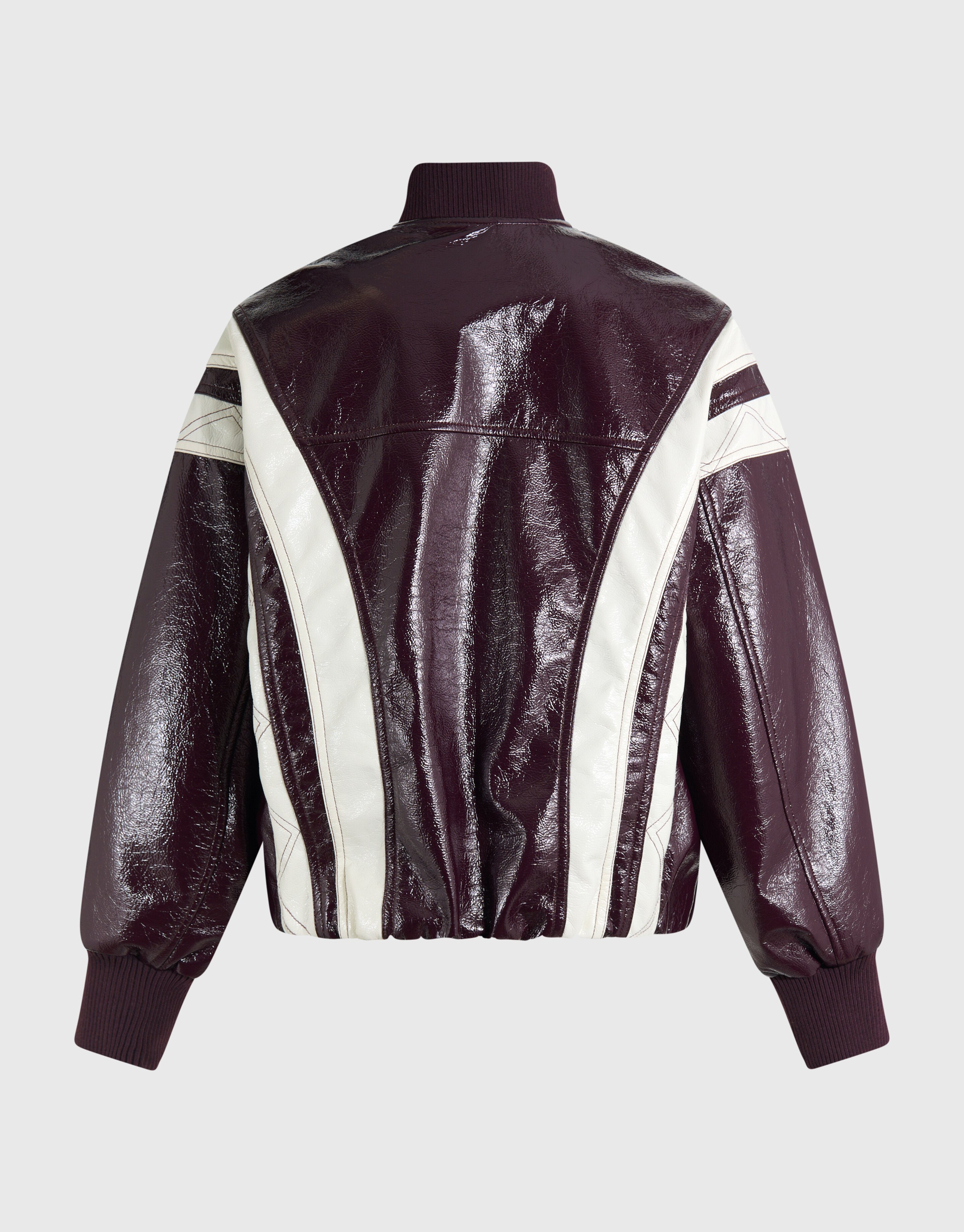 Sporty Lak Jacket Donkerrood SHOEBY WOMEN