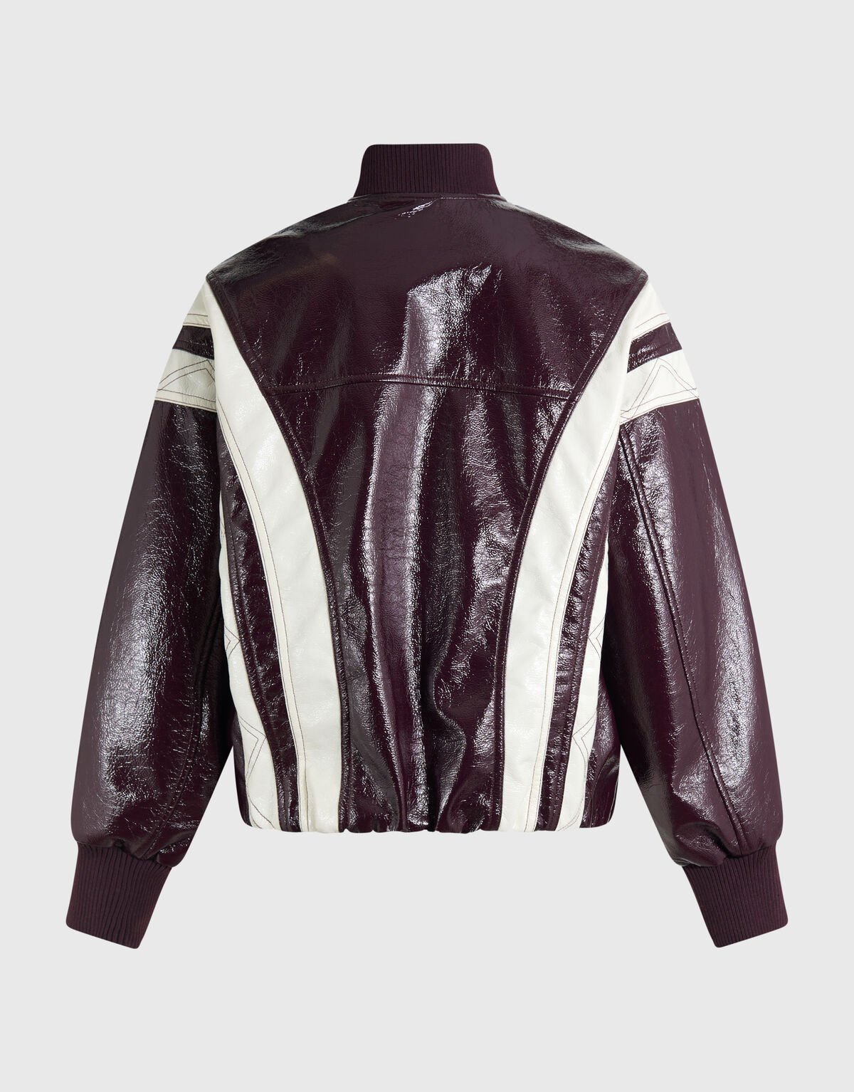 Sporty Lak Jacket Donkerrood SHOEBY WOMEN