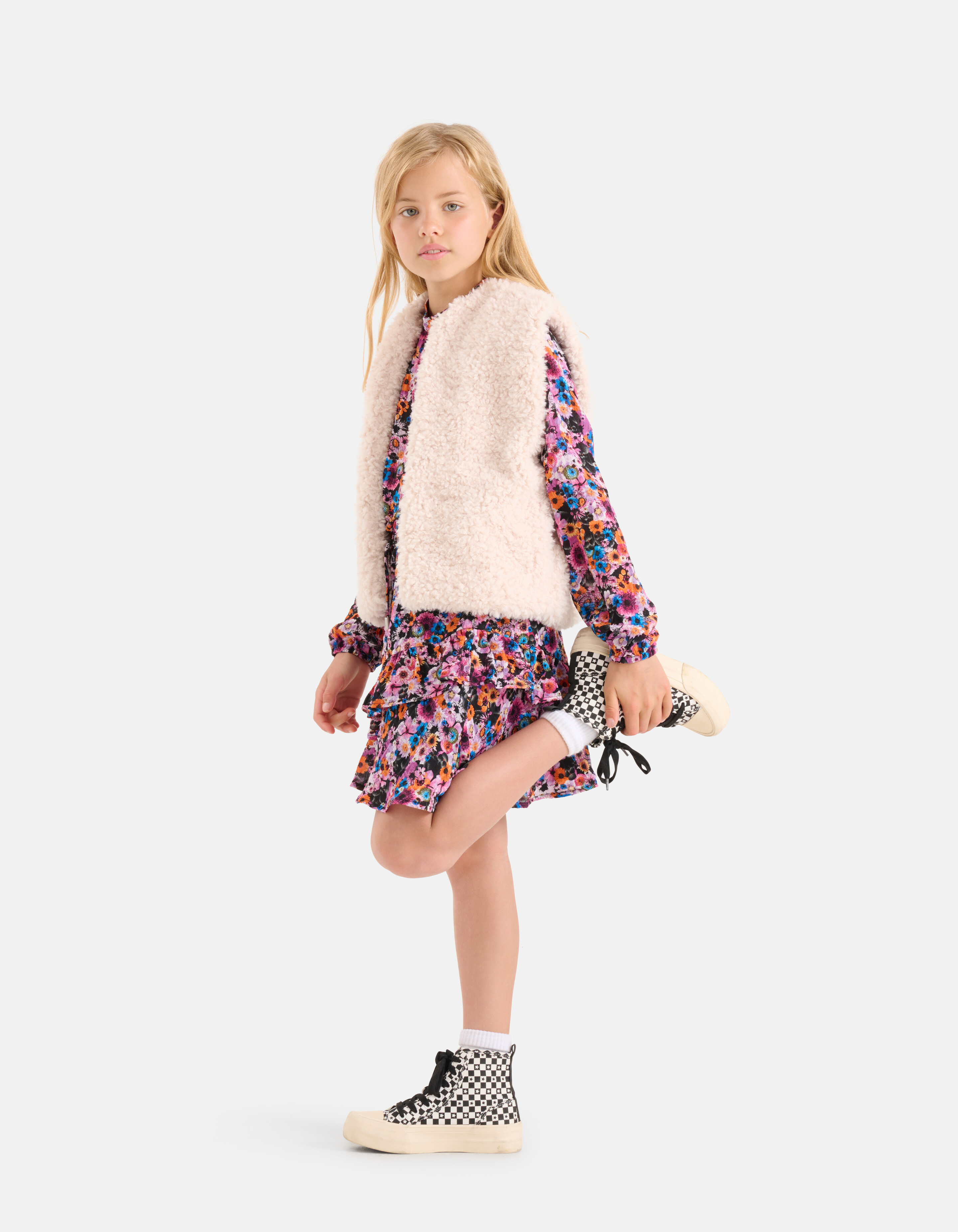 Bloemenprint Jurk Paars SHOEBY GIRLS