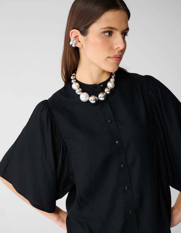 Flowy Top Zwart SHOEBY WOMEN