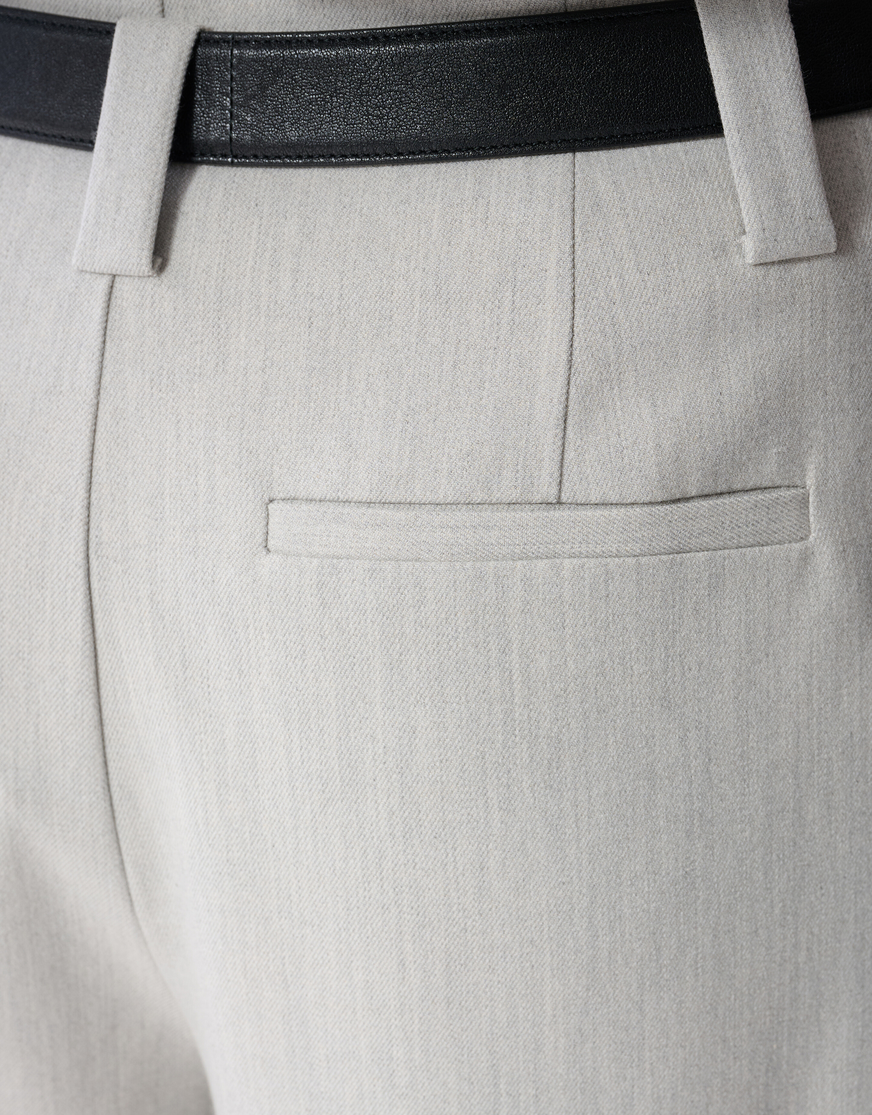 Wide Leg Fit Broek Lichtgrijs By Mieke SHOEBY WOMEN