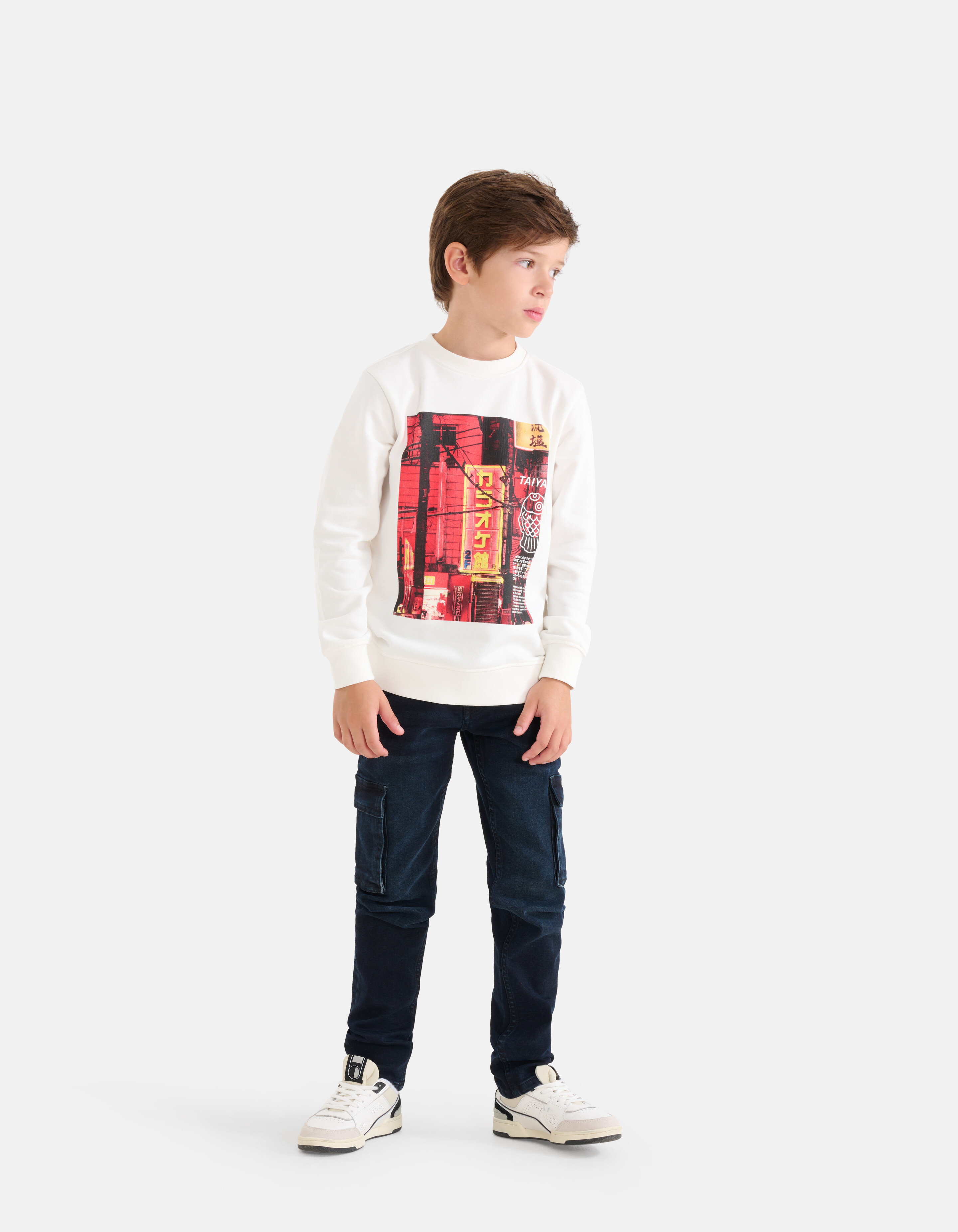 Cargo Jeans Blauw/Zwart SHOEBY BOYS
