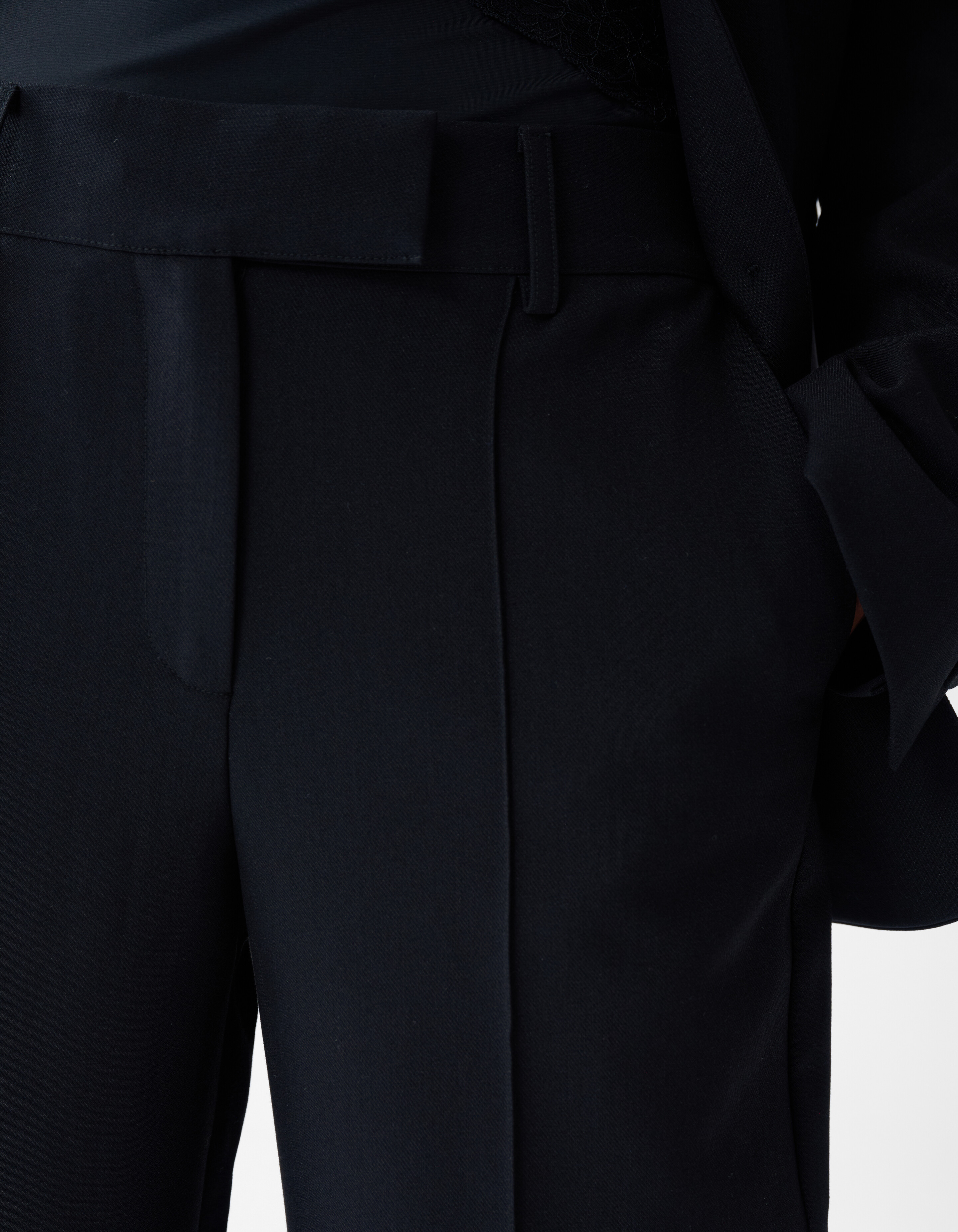 Turnup Pantalon Zwart By Fred SHOEBY WOMEN