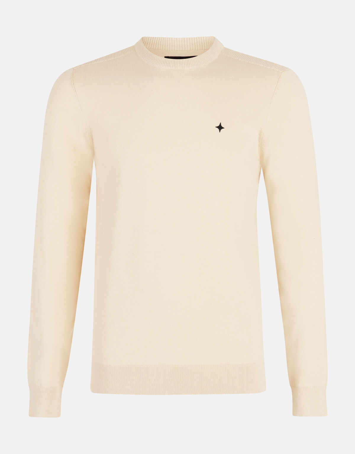 Rib Trui Beige SHOEBY MEN