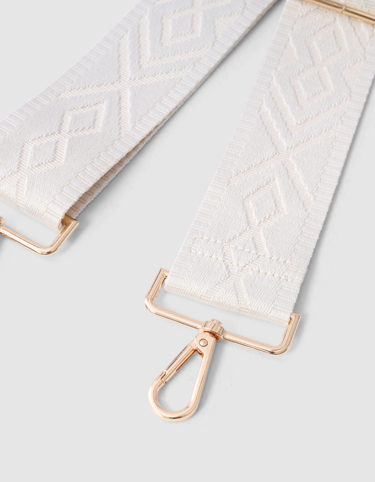 Structuur Strap Gebroken Wit SHOEBY ACCESSOIRES