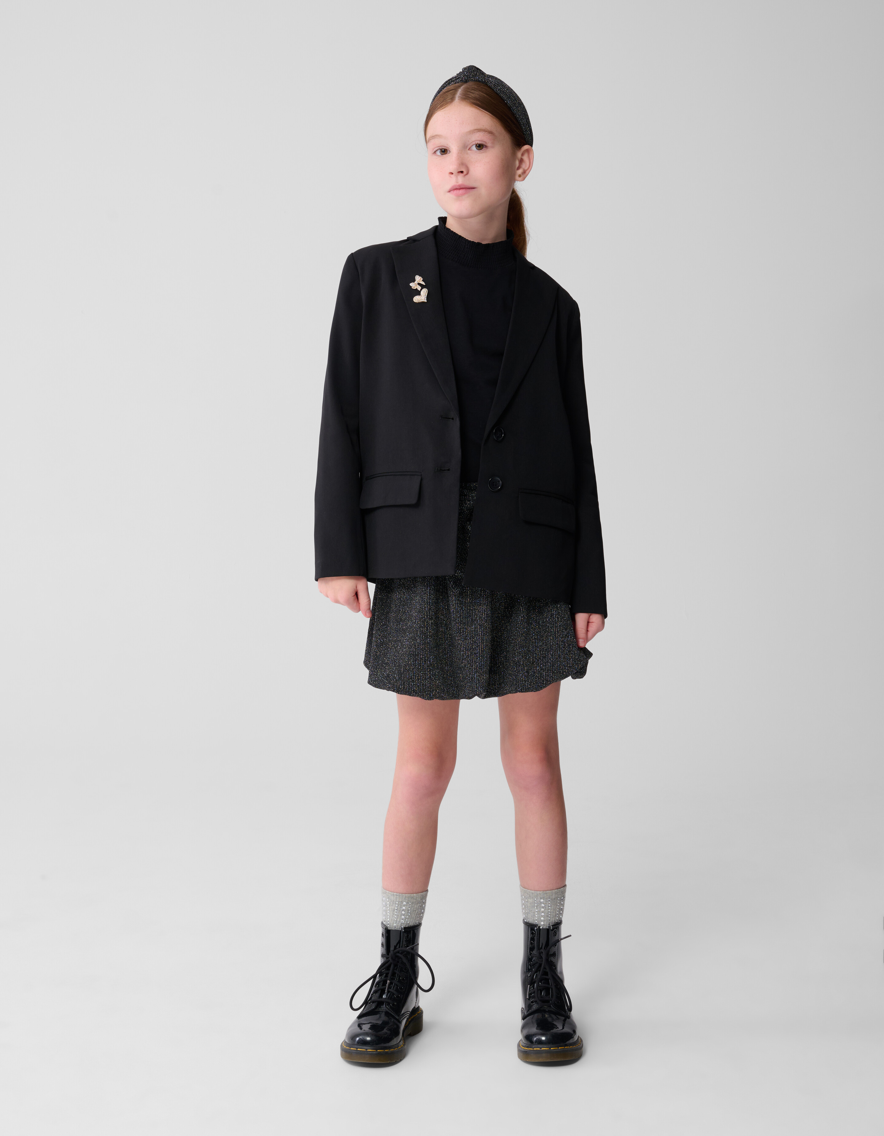 Open Back Blazer Zwart SHOEBY GIRLS