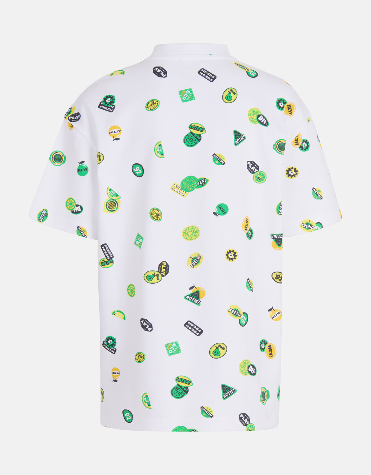 Heavy Printed T-shirt Wit SHOEBY BOYS