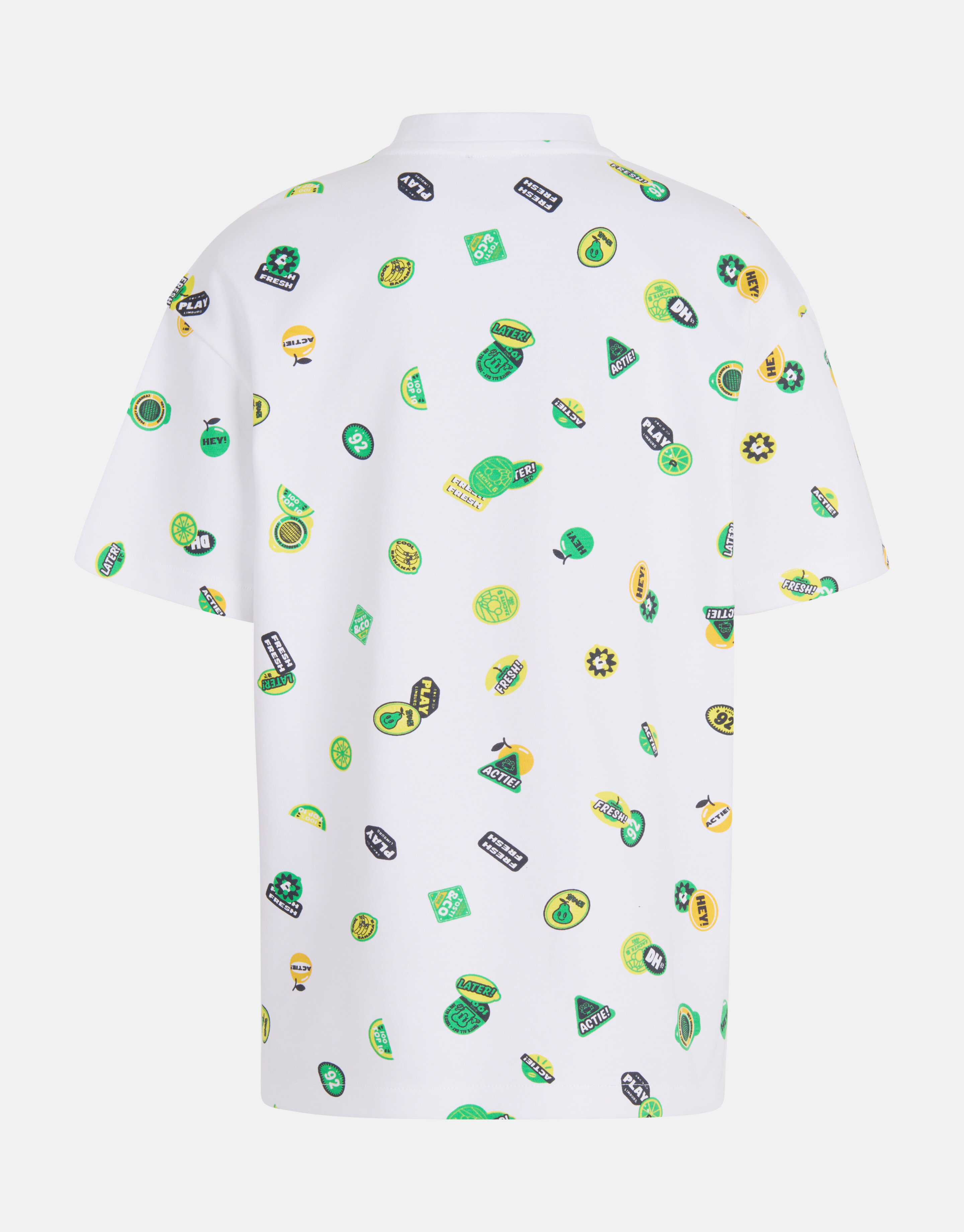 Heavy Printed T-shirt Wit By Dylan SHOEBY BOYS