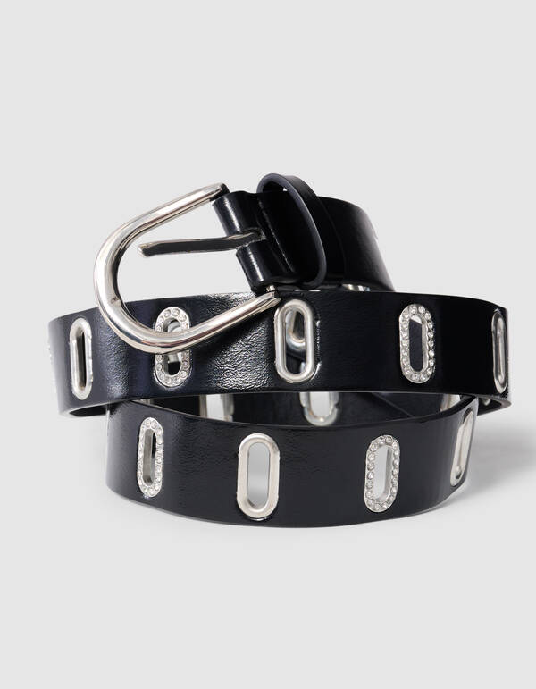 Eyelet Riem Zwart SHOEBY ACCESSOIRES