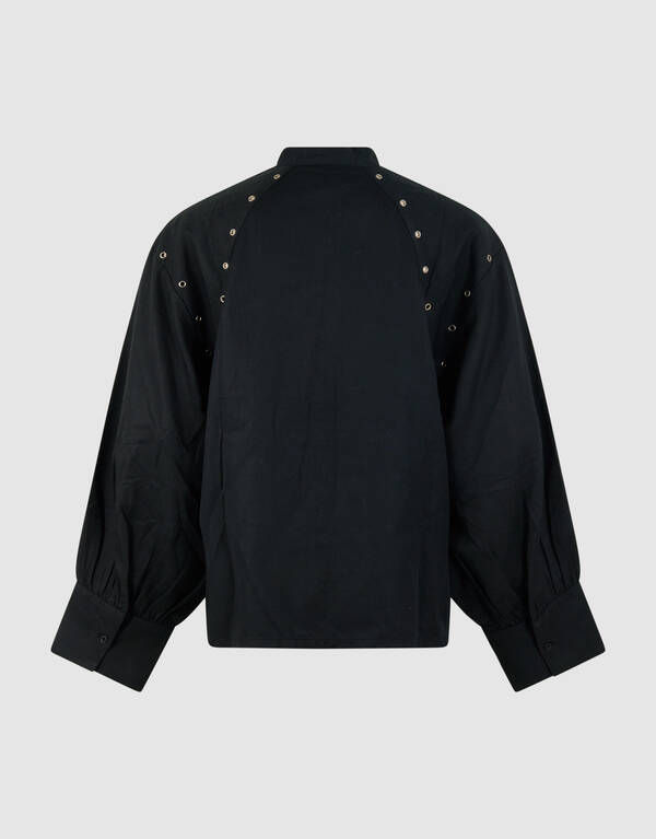 Eyelet Blouse Zwart SHOEBY WOMEN