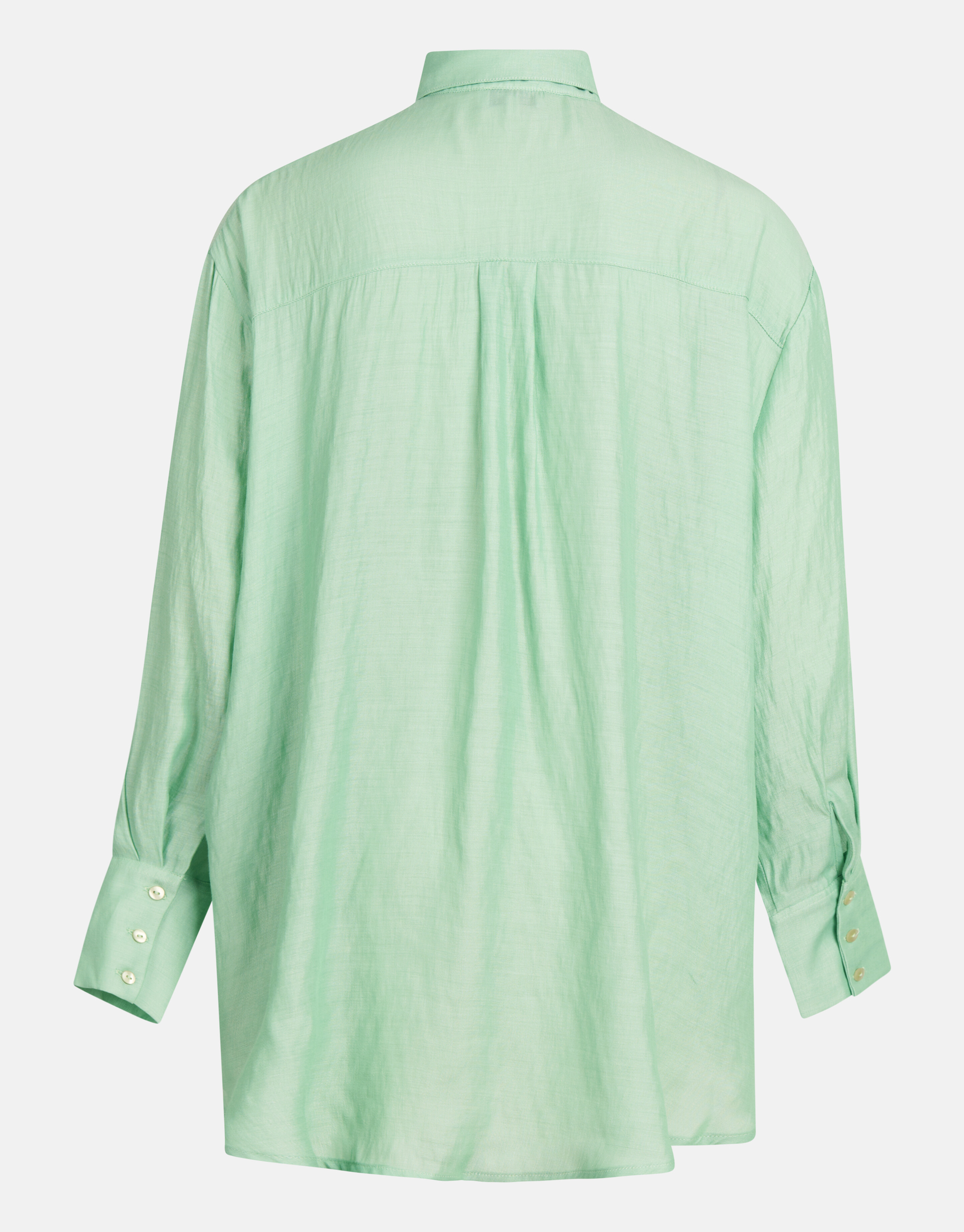 Washed Blouse Jurk Groen SHOEBY WOMEN
