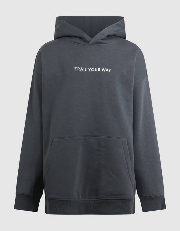 Trail Artwork Hoodie Donkergroen SHOEBY BOYS