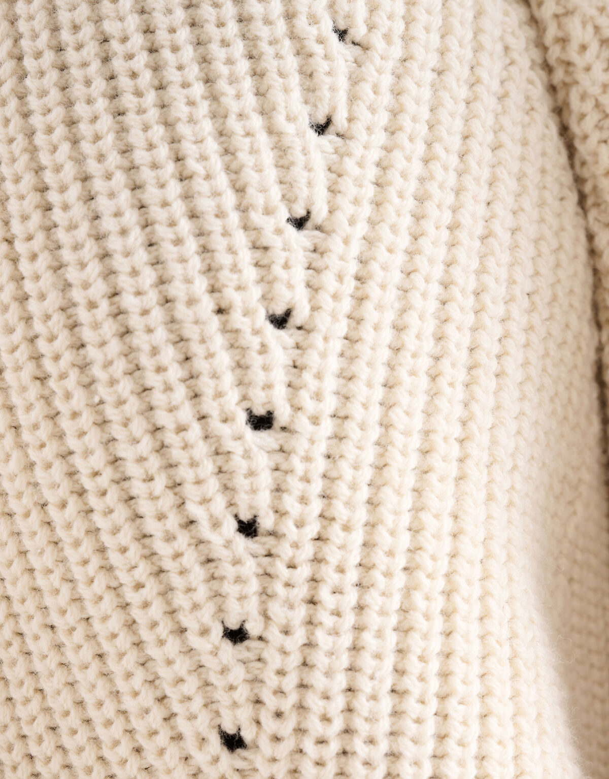 Cut Out Trui Gebroken Wit SHOEBY WOMEN