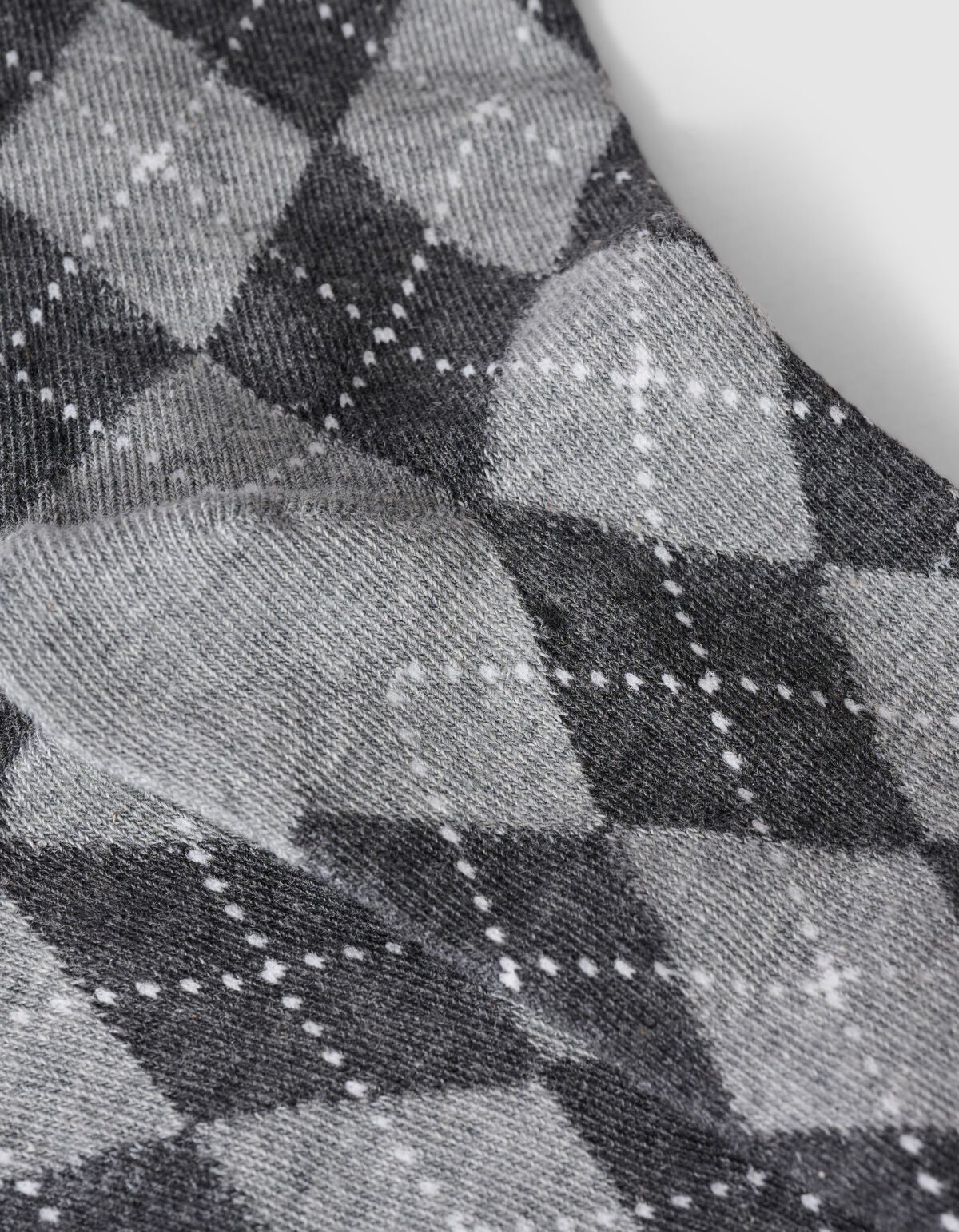 Ruiten Sokken Grijs SHOEBY ACCESSOIRES