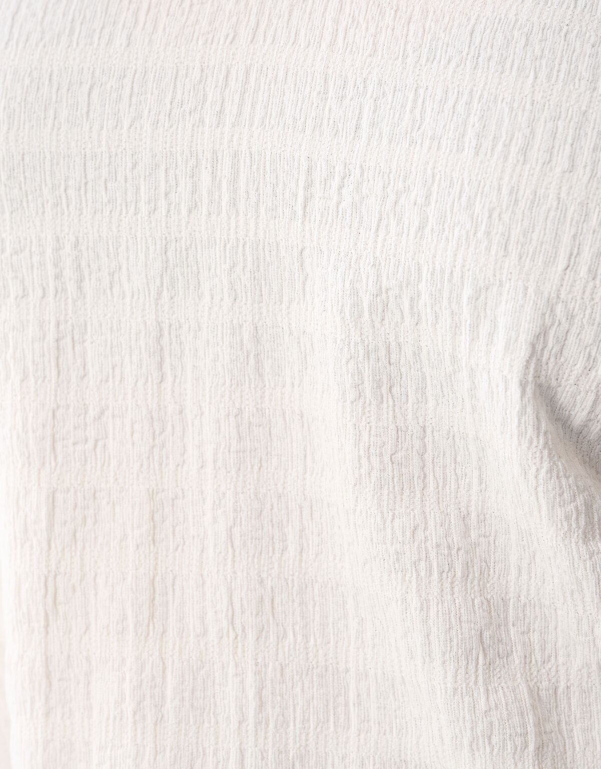 Crinkle Top Gebroken Wit SHOEBY WOMEN