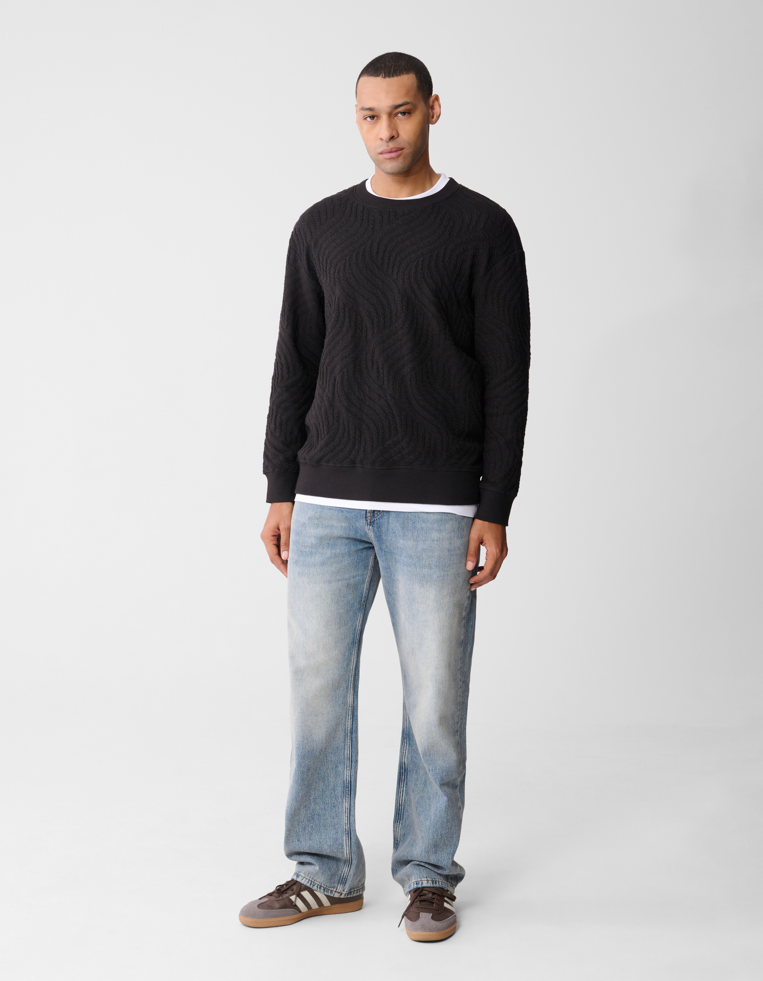 Relaxed Fit Jeans Blauw SHOEBY MEN