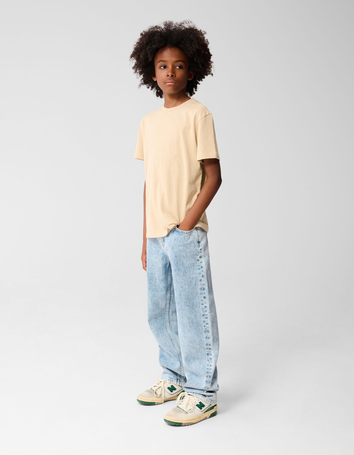 Baggy Fit Jeans Bleached SHOEBY BOYS