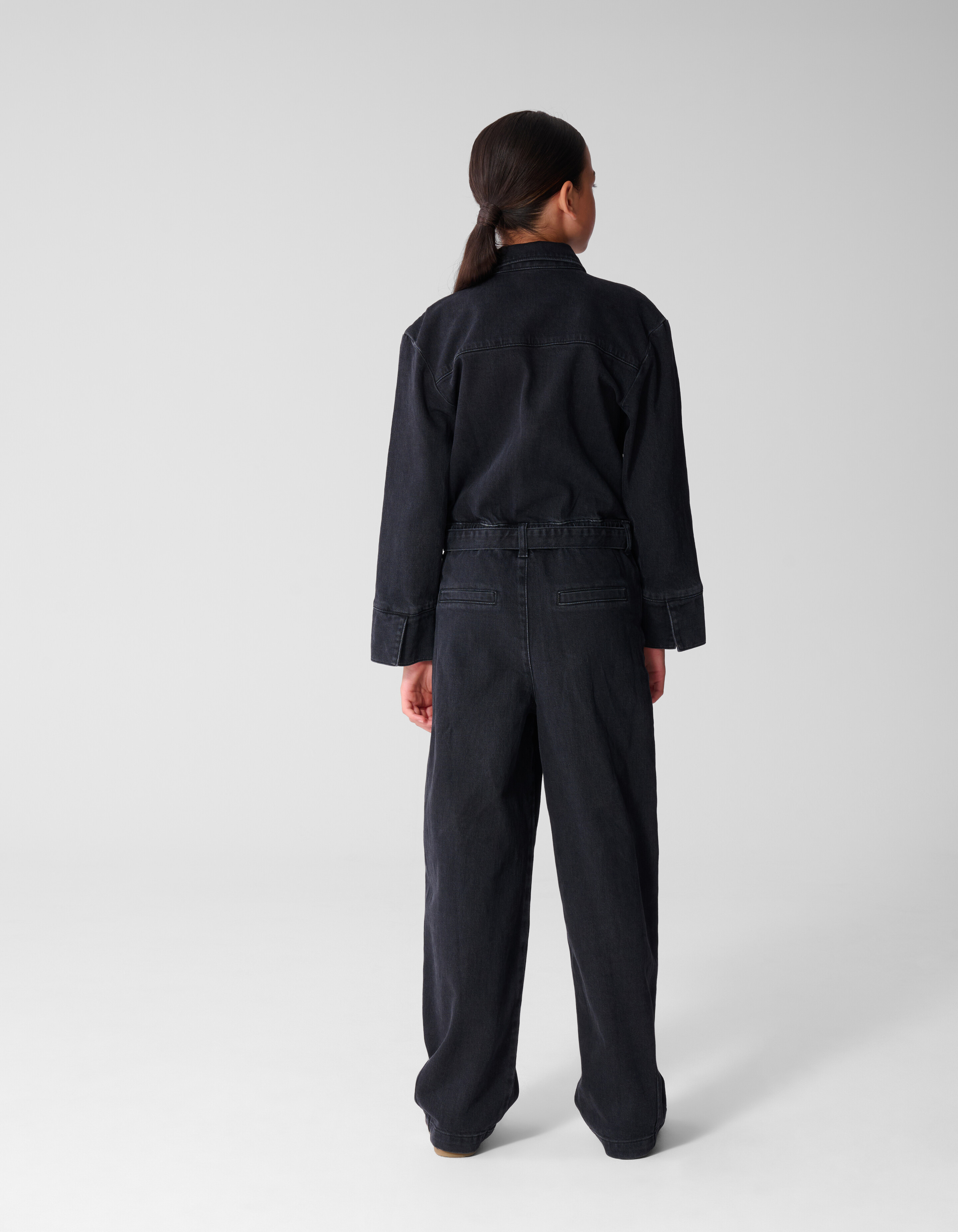 Denim Jumpsuit Zwart SHOEBY GIRLS