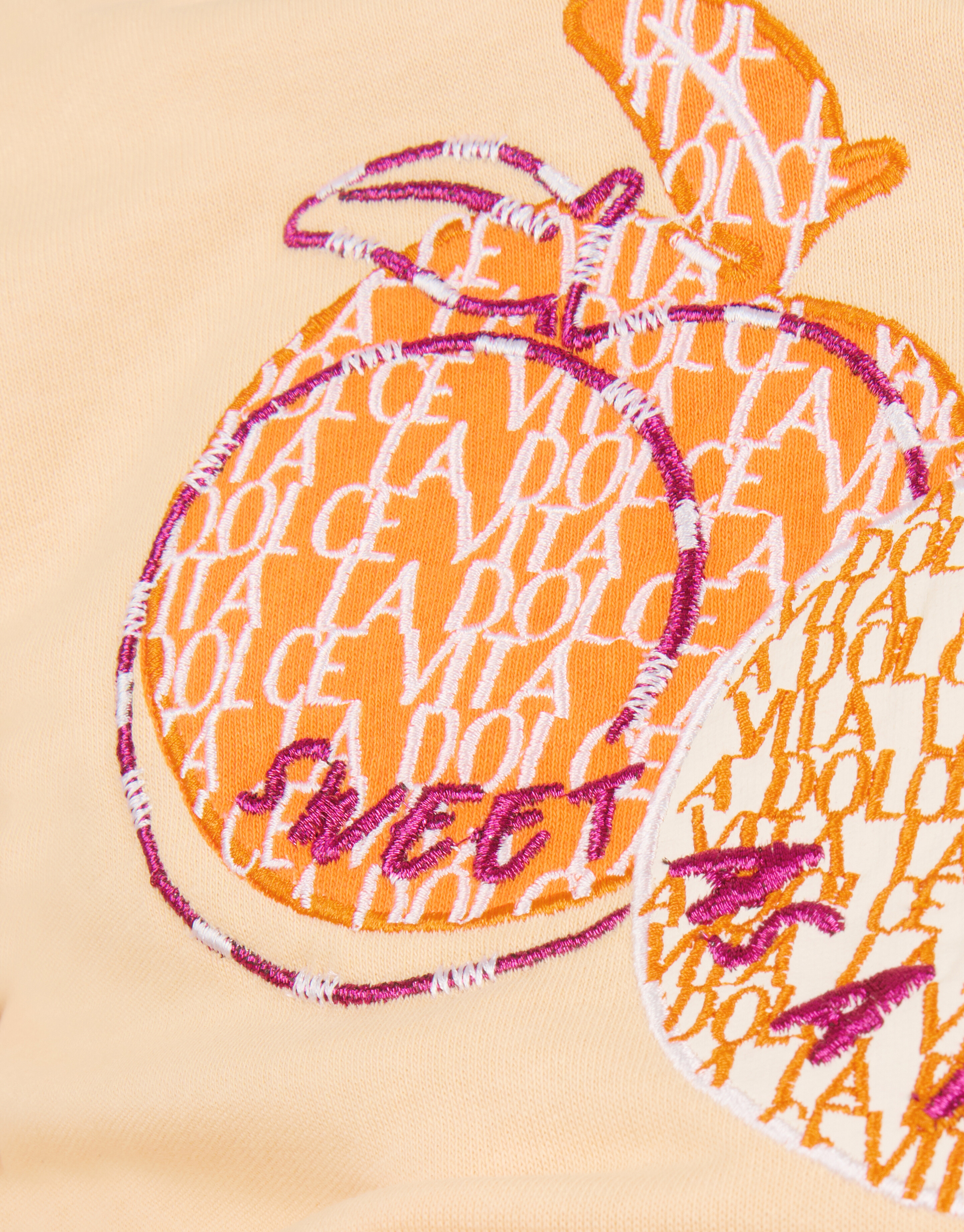 Artwork Sweat T-shirt Oranje SHOEBY GIRLS