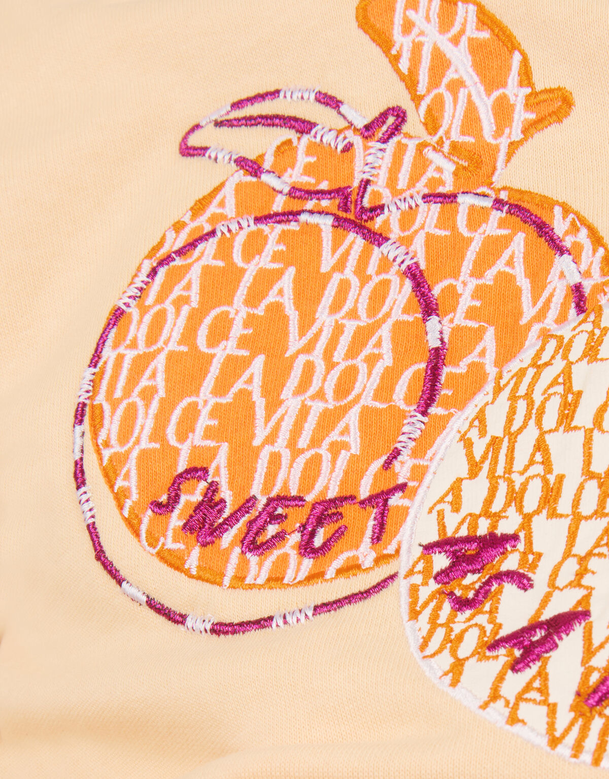 Artwork Sweat T-shirt Oranje SHOEBY GIRLS