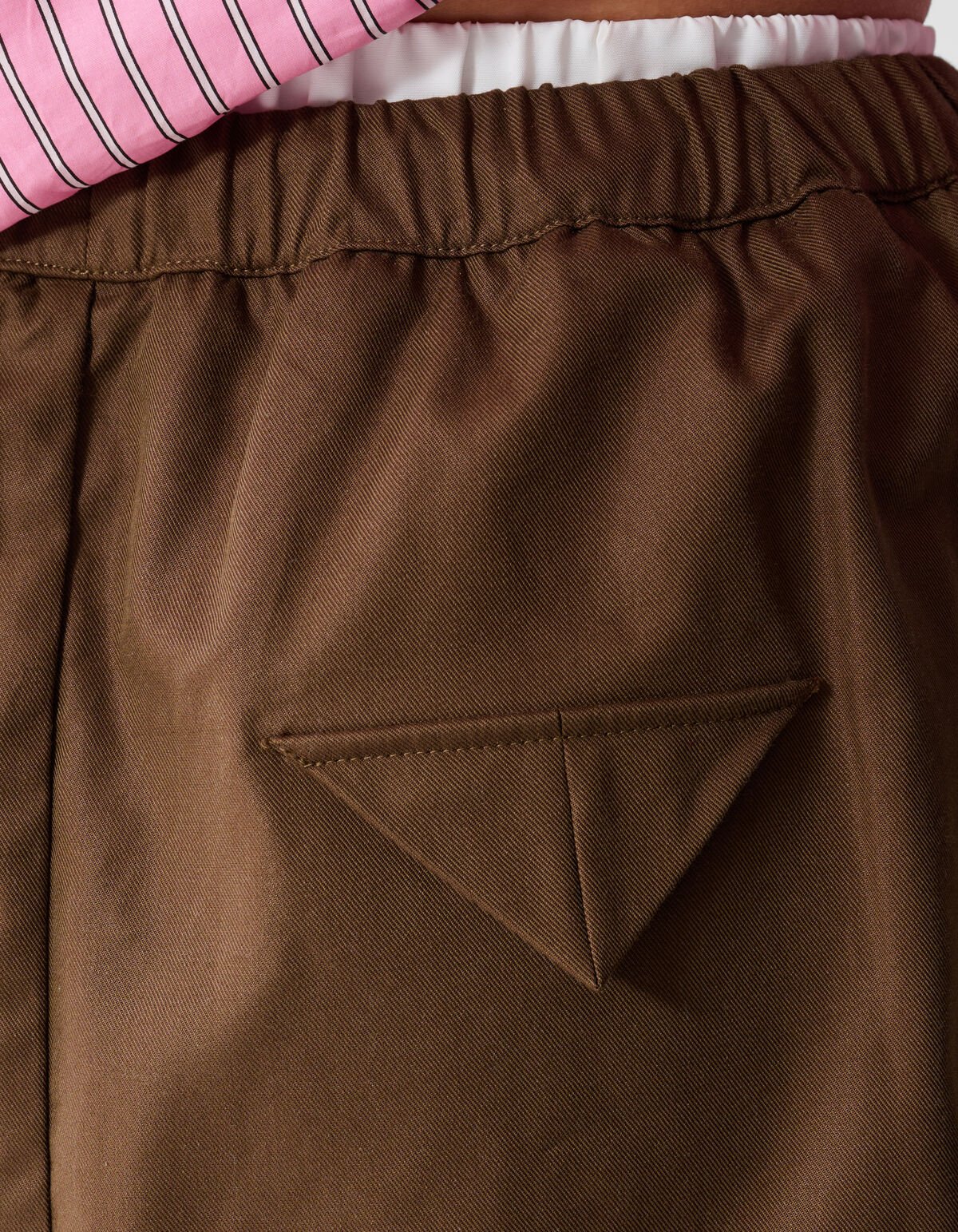 Cargo Balloon Mini Rok Bruin SHOEBY WOMEN