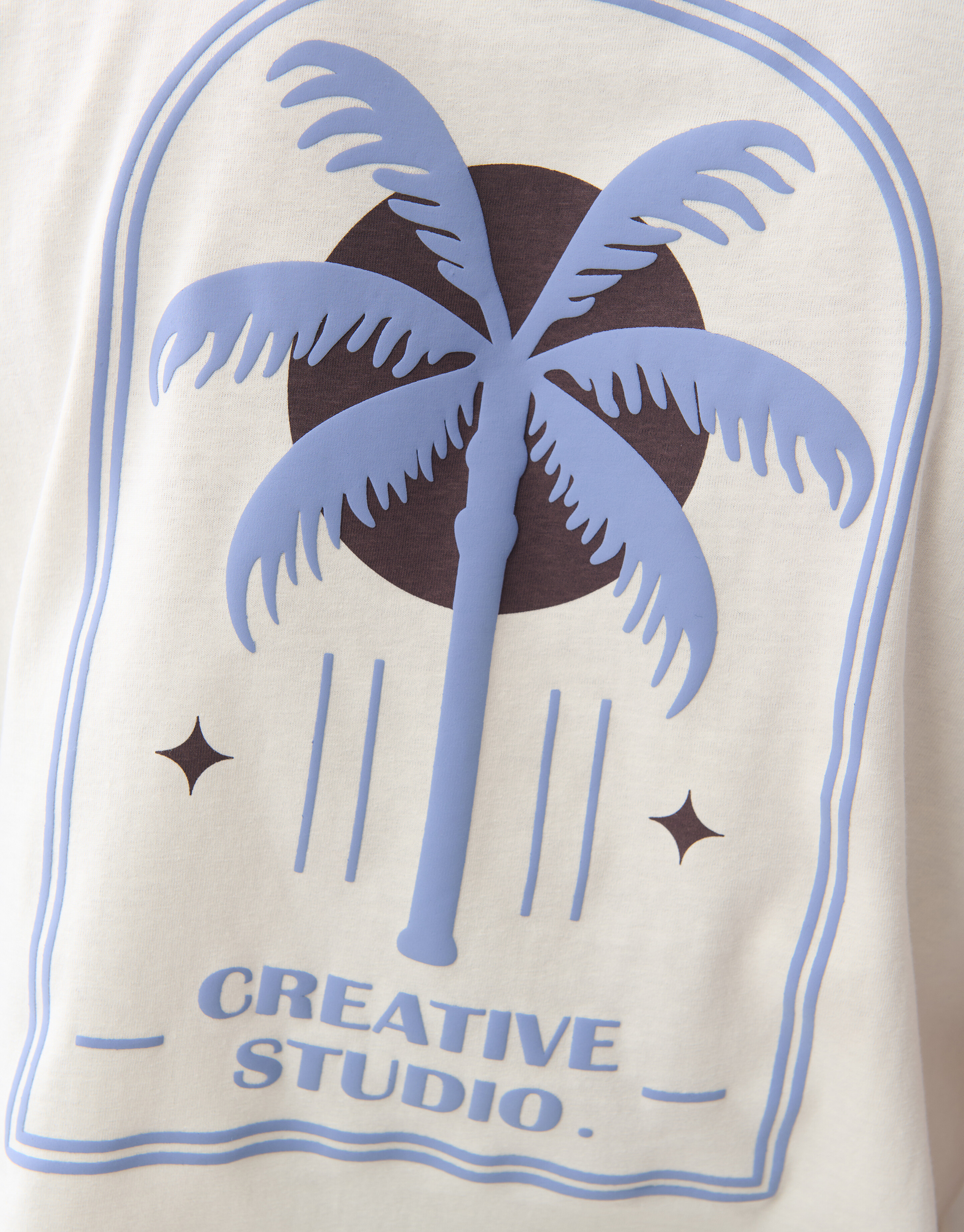 Urban Artwork T-shirt Gebroken Wit SHOEBY MEN
