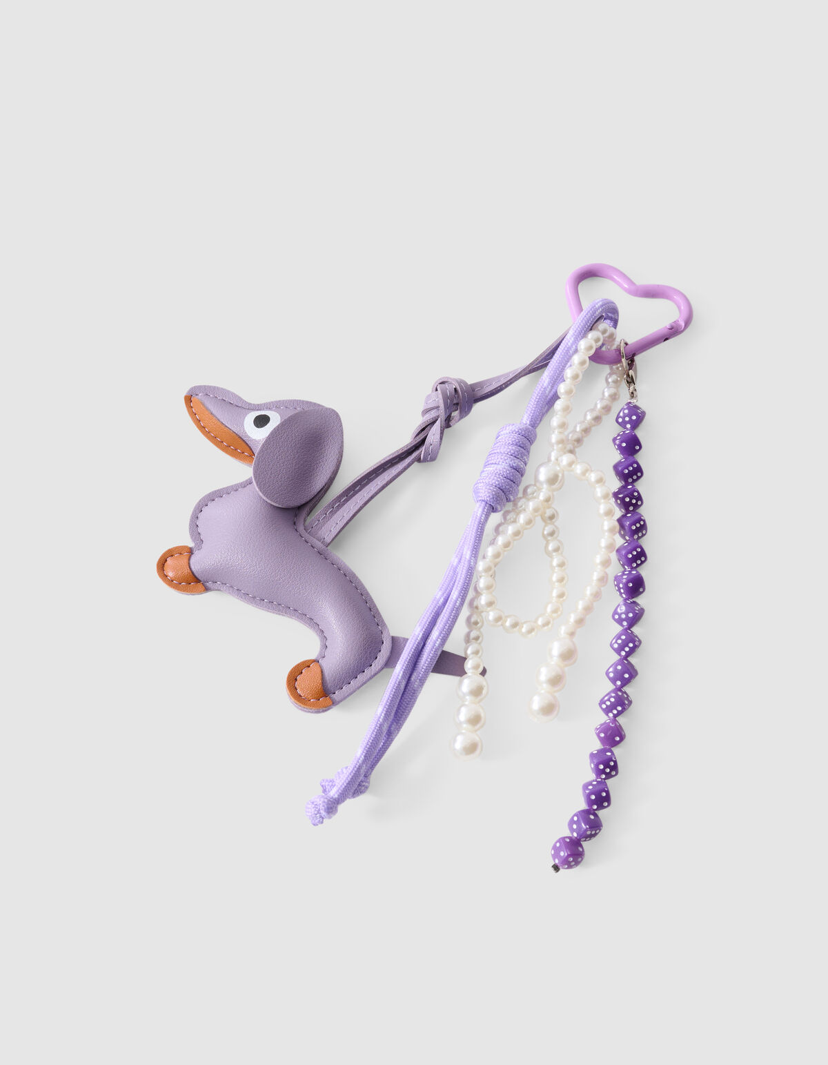 Fun Dog Sleutelhanger Paars SHOEBY ACCESSOIRES