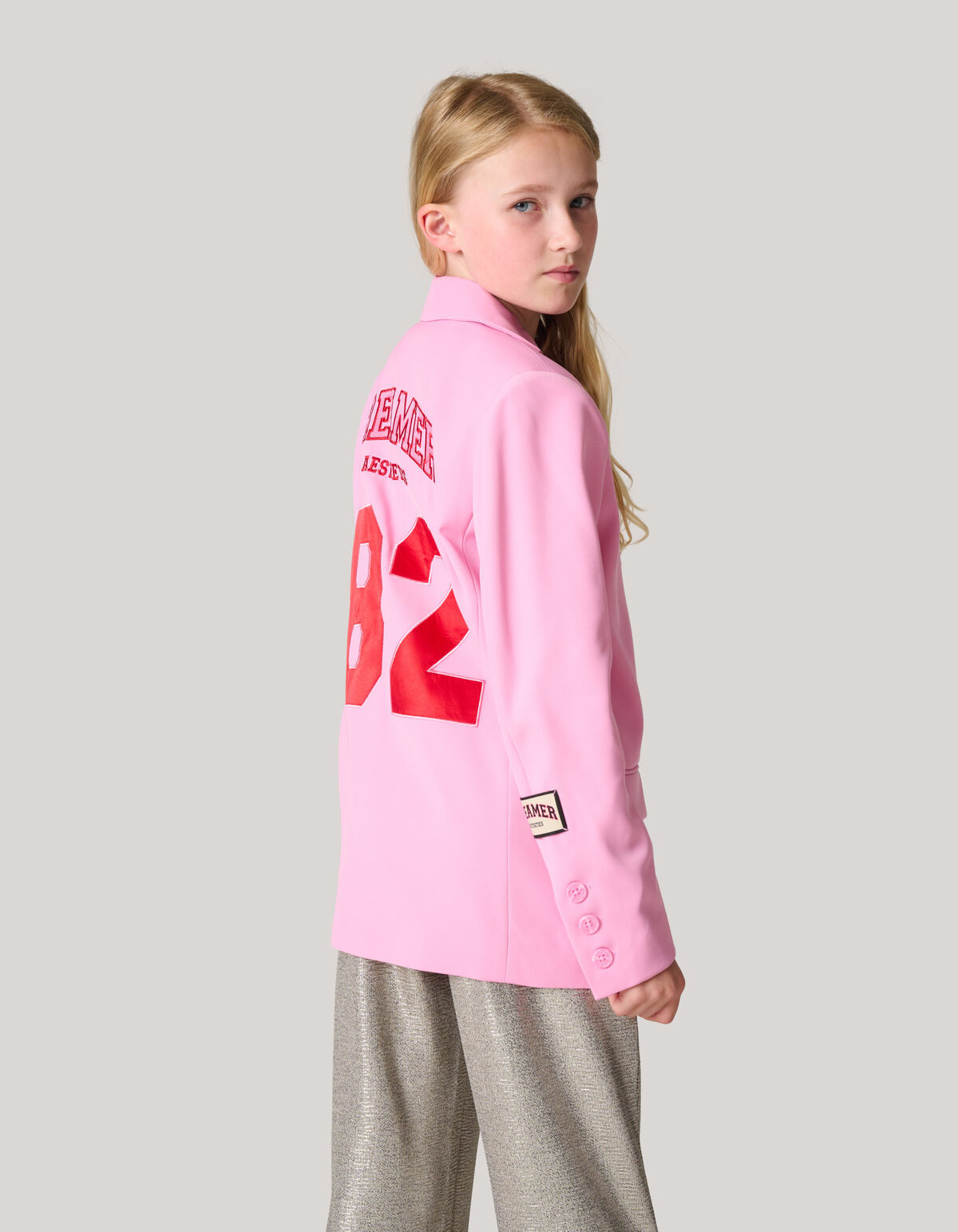 Varsity Blazer Roze SHOEBY GIRLS