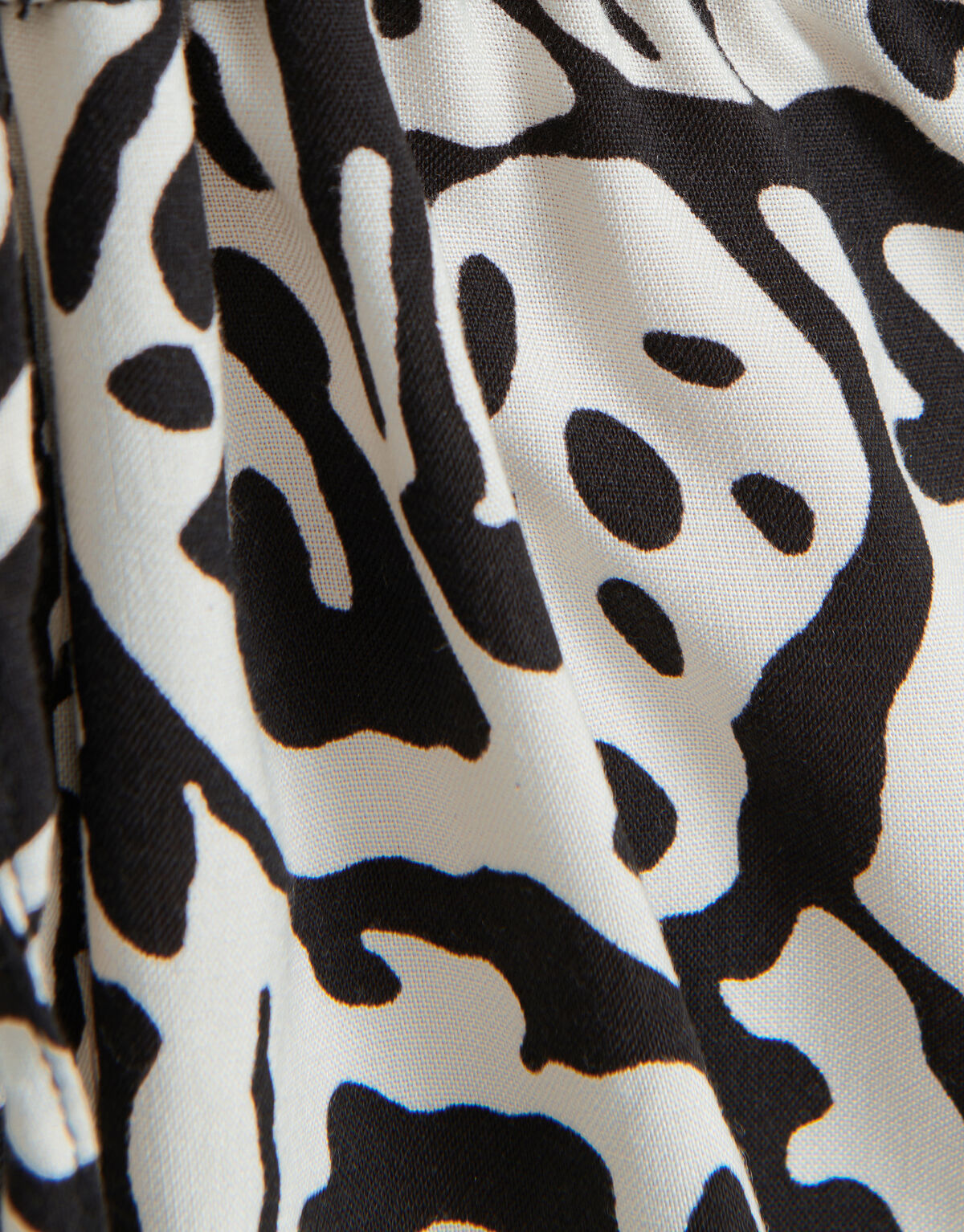 Printed Jurk Zwart/Wit SHOEBY WOMEN