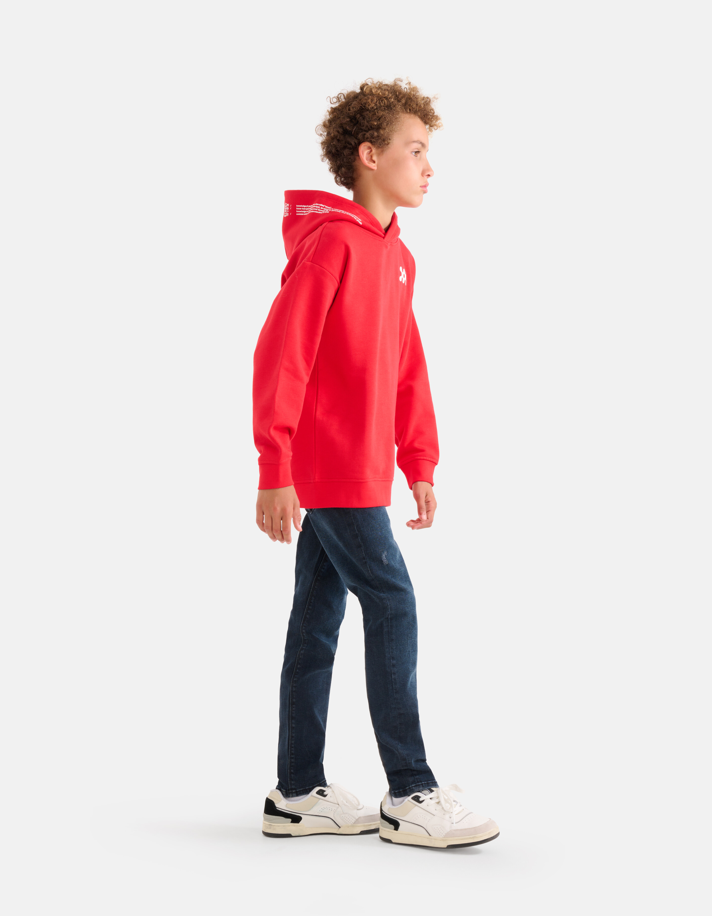 Basis Hoodie Rood SHOEBY BOYS