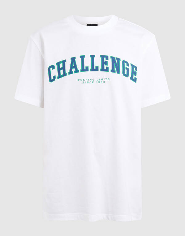 Challenge Artwork T-shirt Wit SHOEBY BOYS