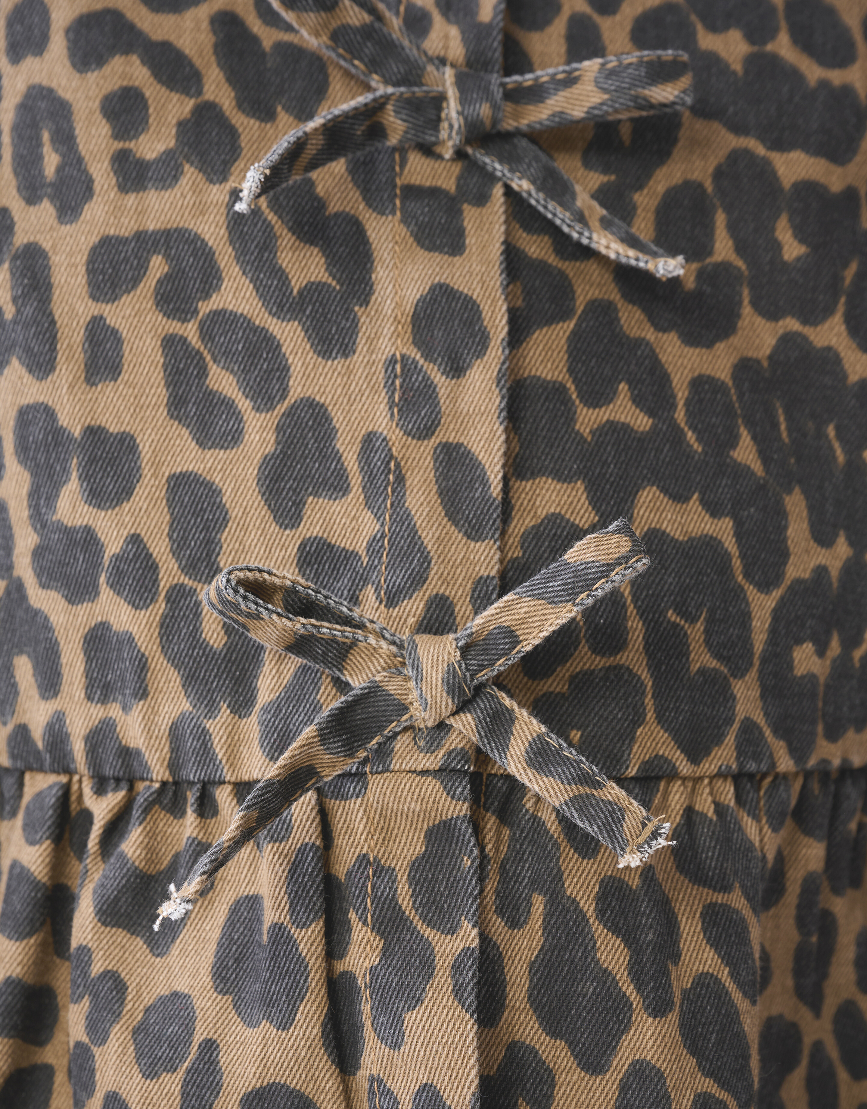 Leopard Strik Blouse Bruin JILL&MITCH