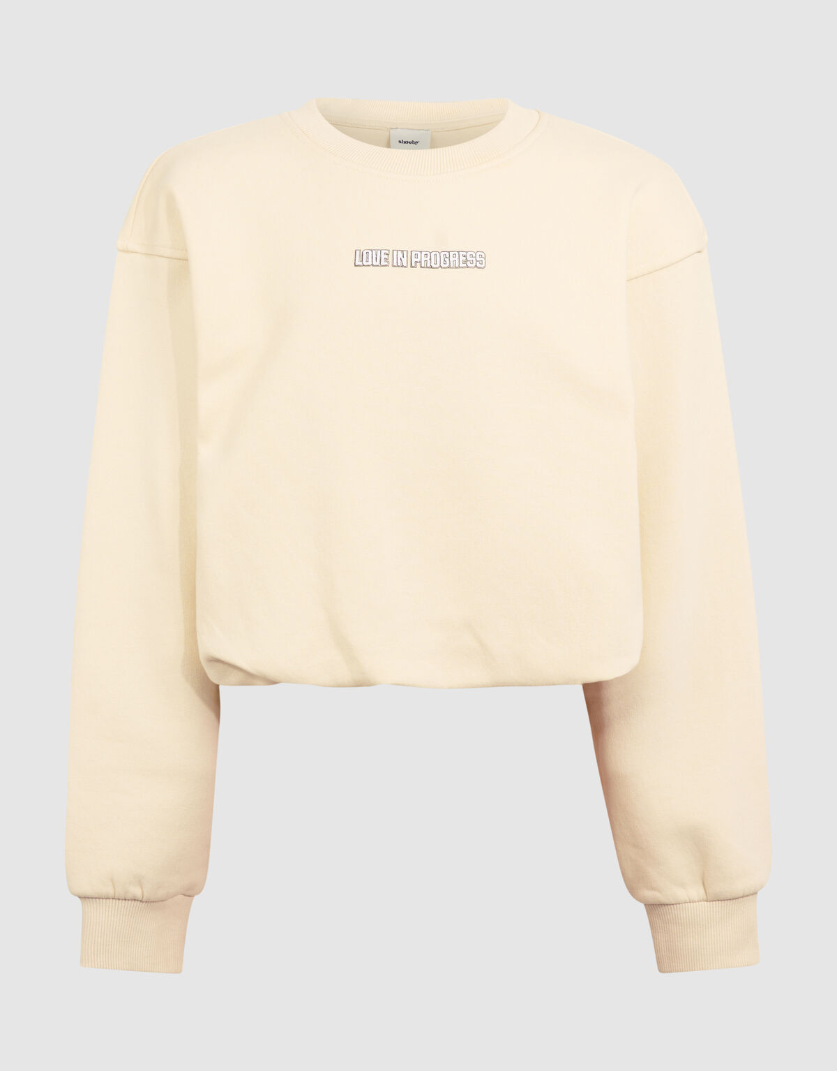 Twenty-Eight Artwork Sweater Gebroken Wit SHOEBY GIRLS