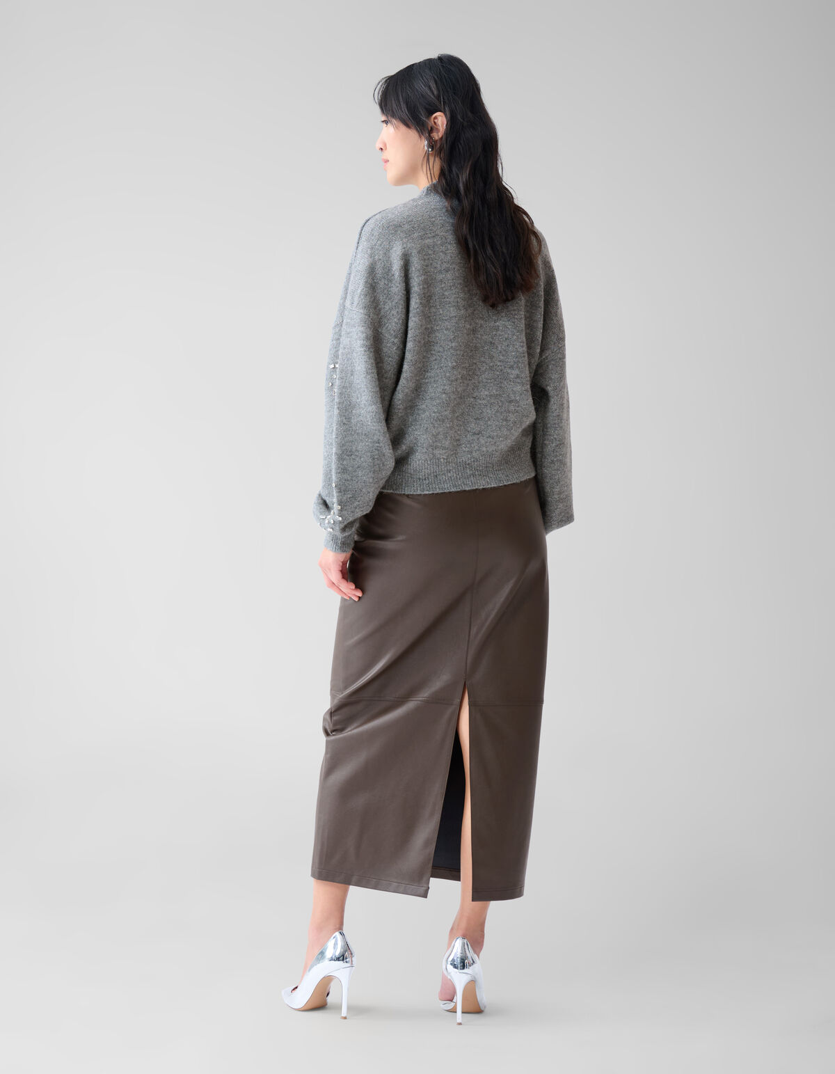 Maxi Rok Bruin SHOEBY WOMEN
