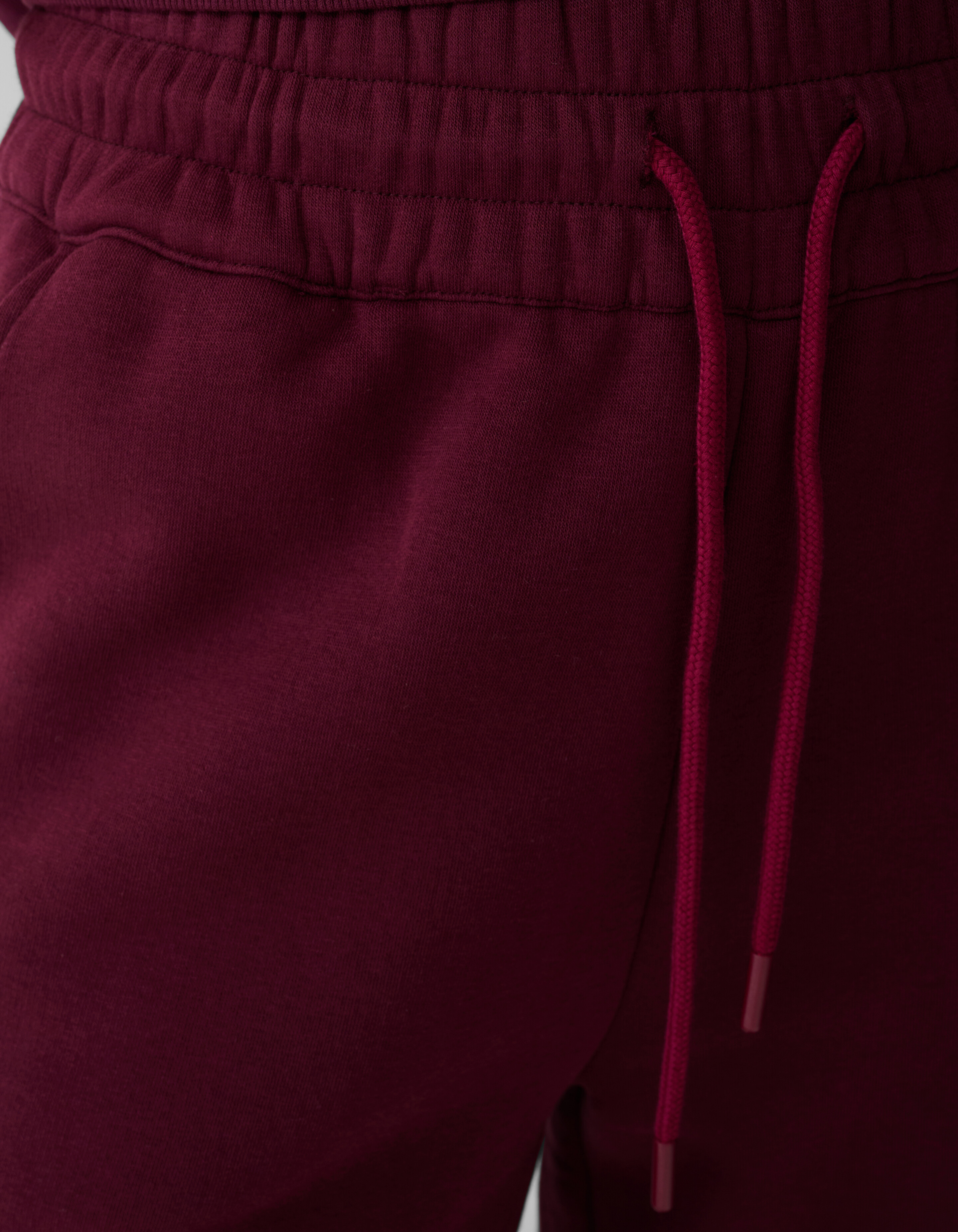 Wide Leg Jogger Broek Donkerrood SHOEBY WOMEN