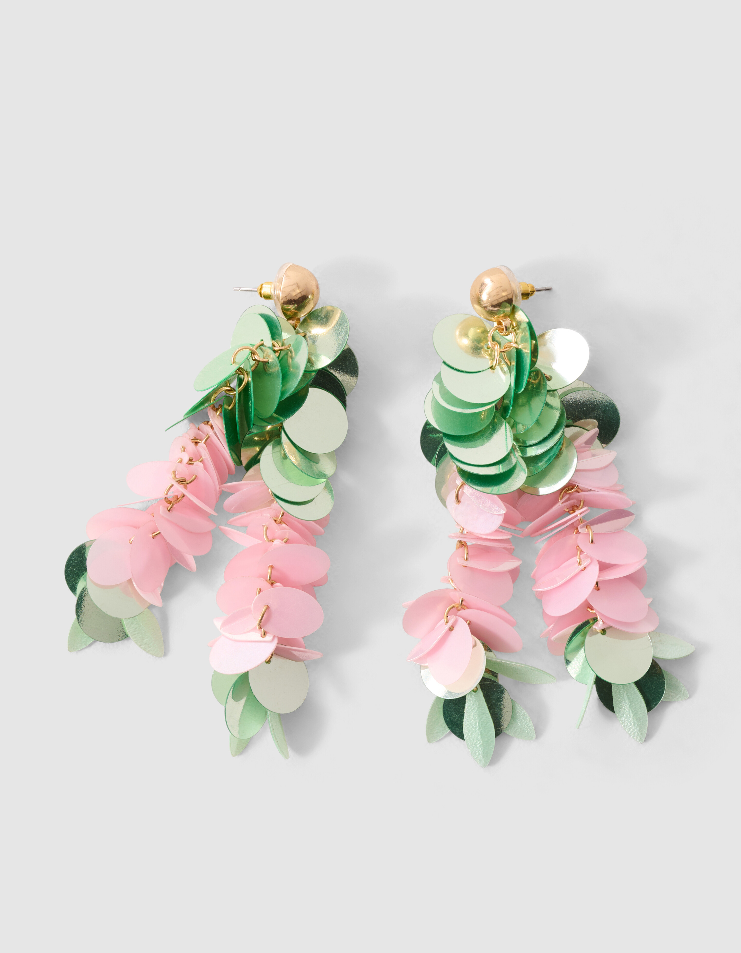 Statement Hanging Oorbellen Groen SHOEBY ACCESSOIRES